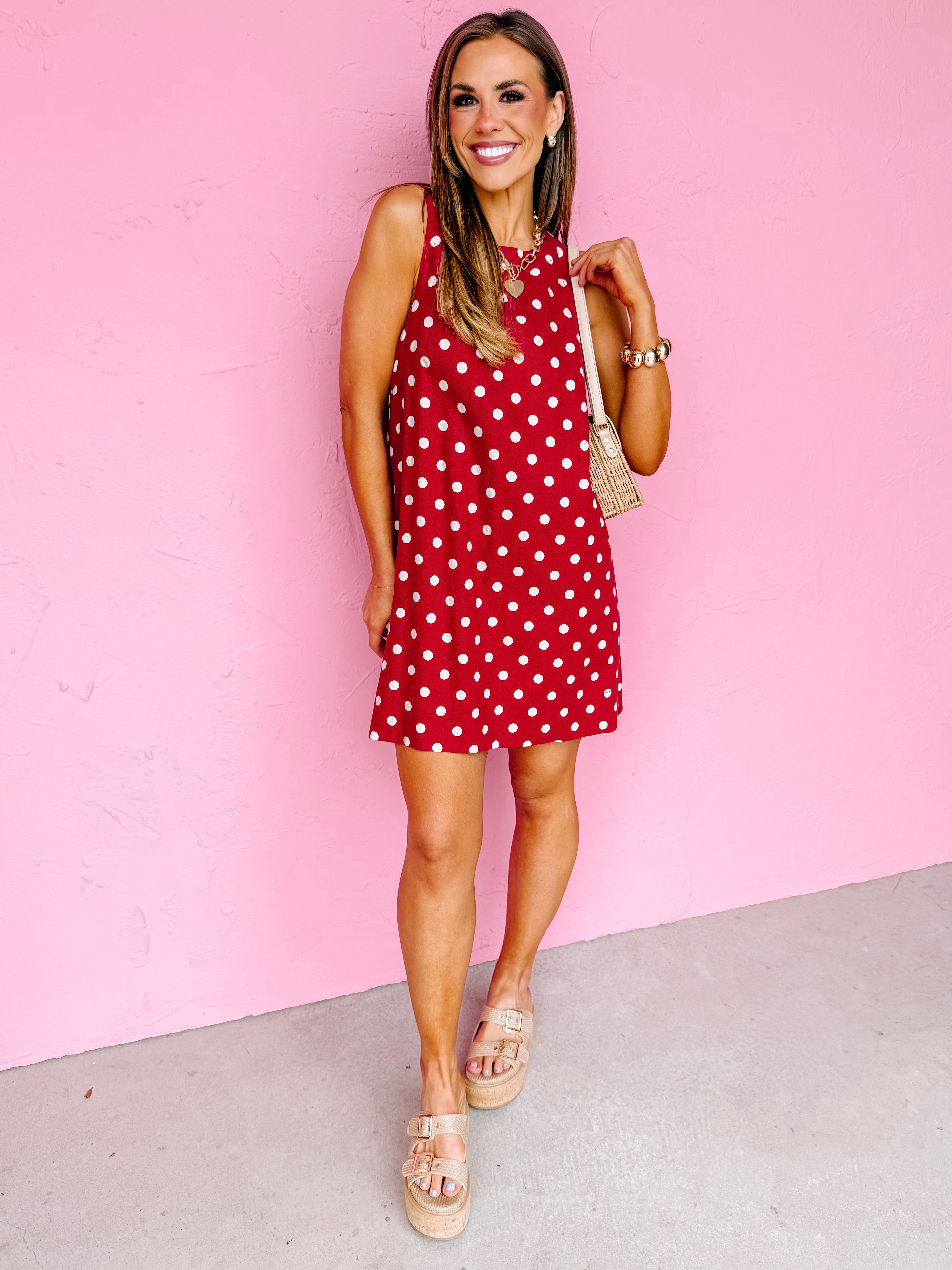 Briselle Polka Dot Shift Dress