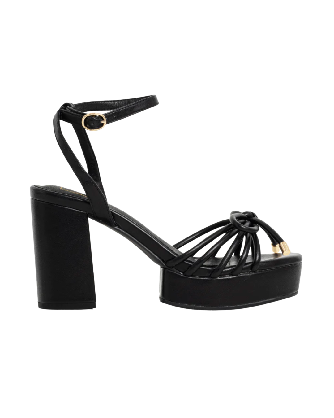 [ShuShop] Edith Platform Block Heels-Black