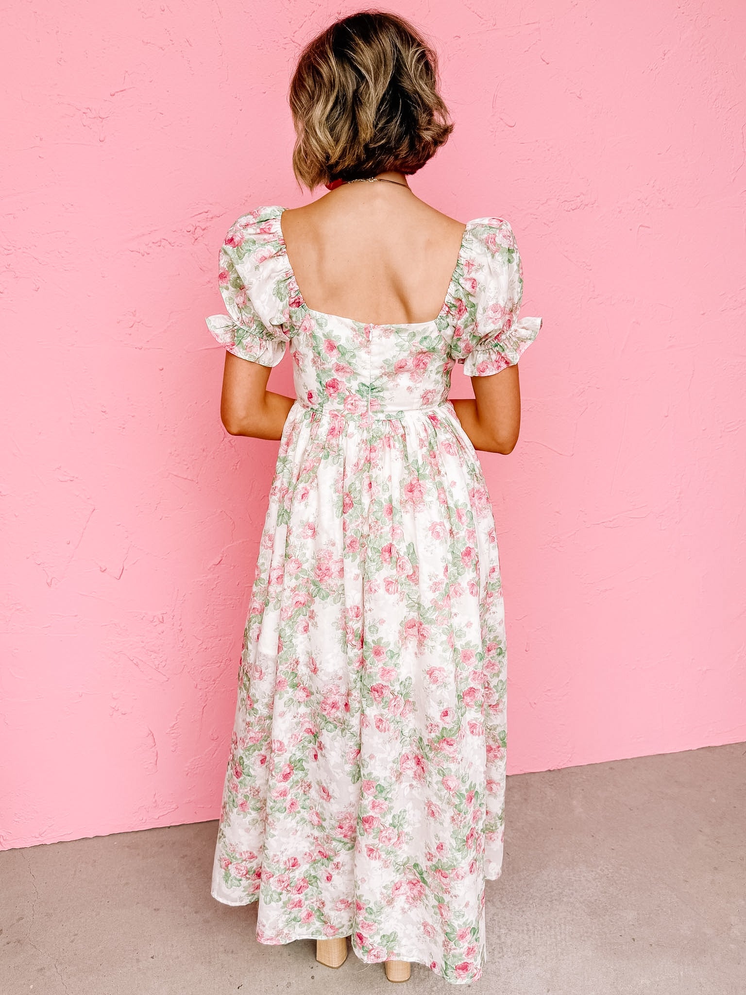 Bronte Floral Print Maxi Dress