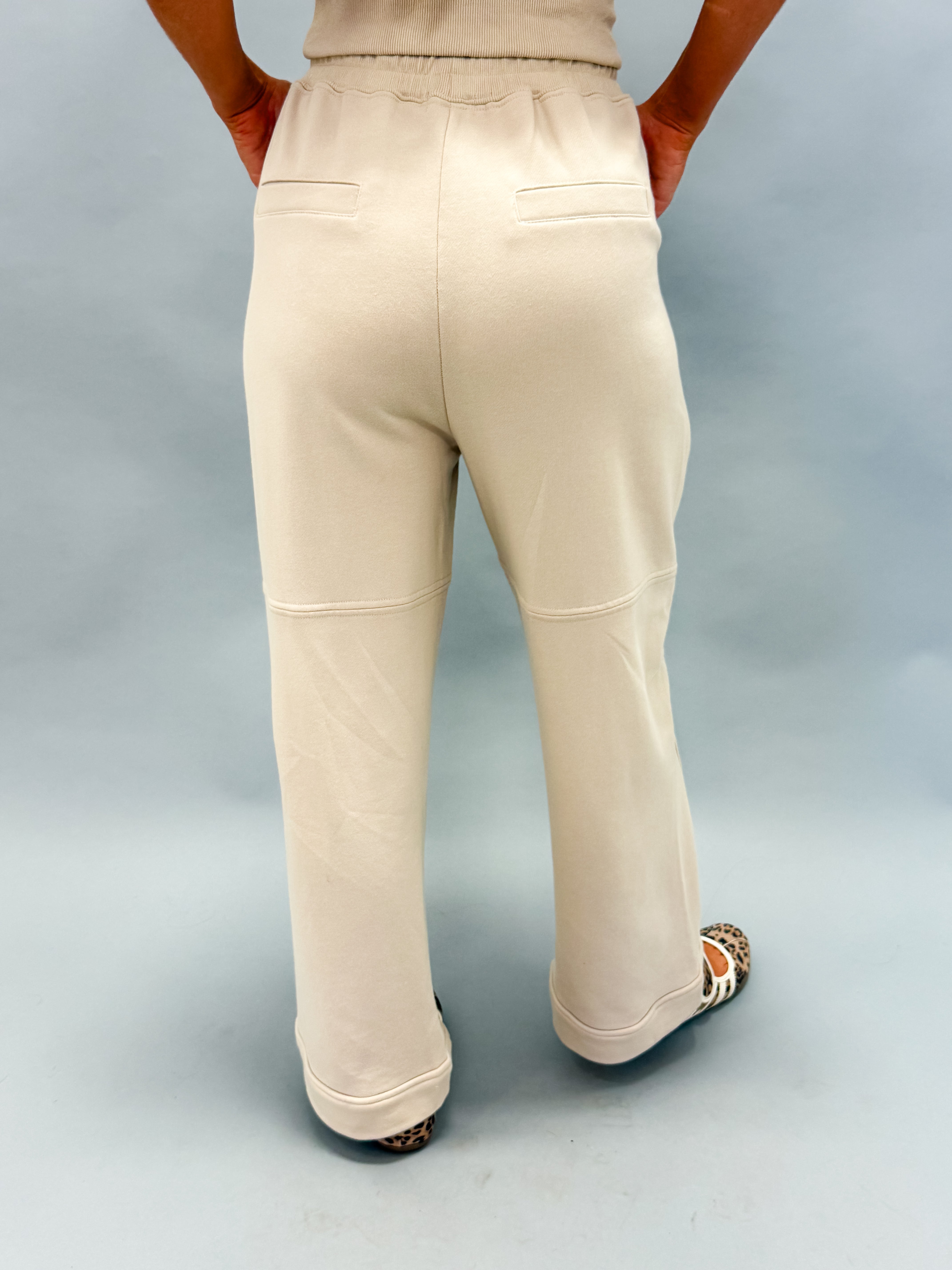 Brooke Cotton Terry Cropped Jogger Pants