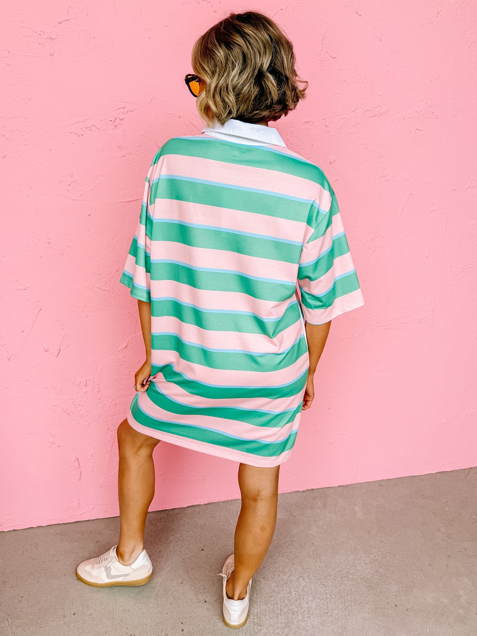 Brynlee Oversized Rugby Mini Dress