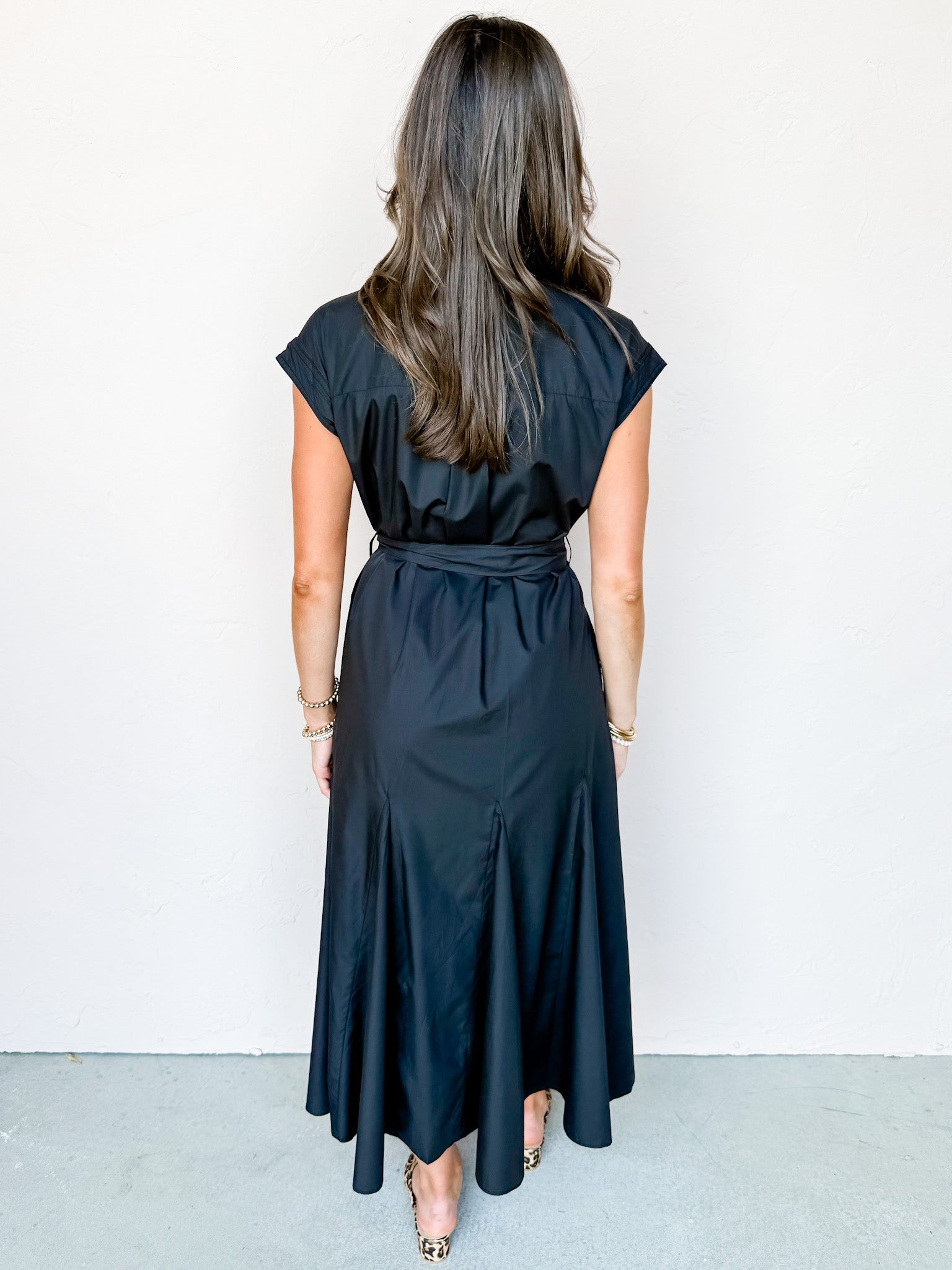 Call It Serendipity Tie Waist Midi Dress