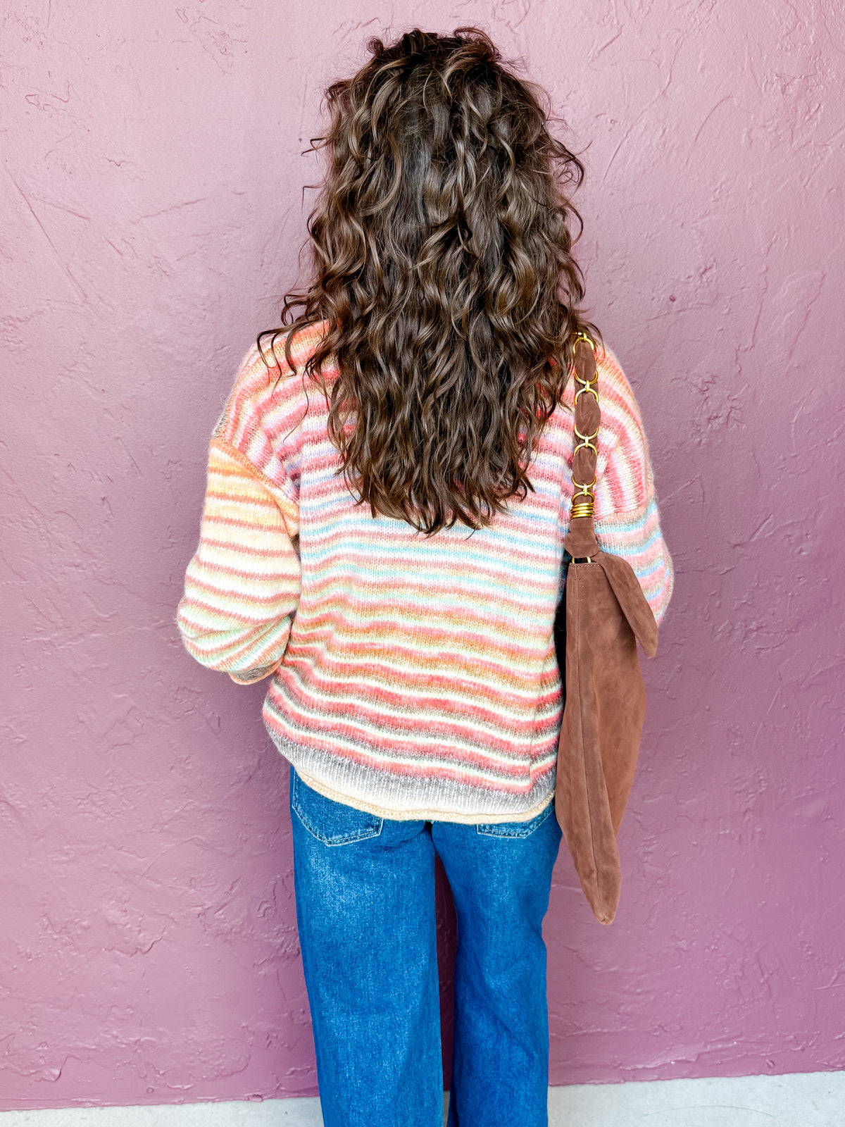 Carrigan Multi Stripe Cardigan