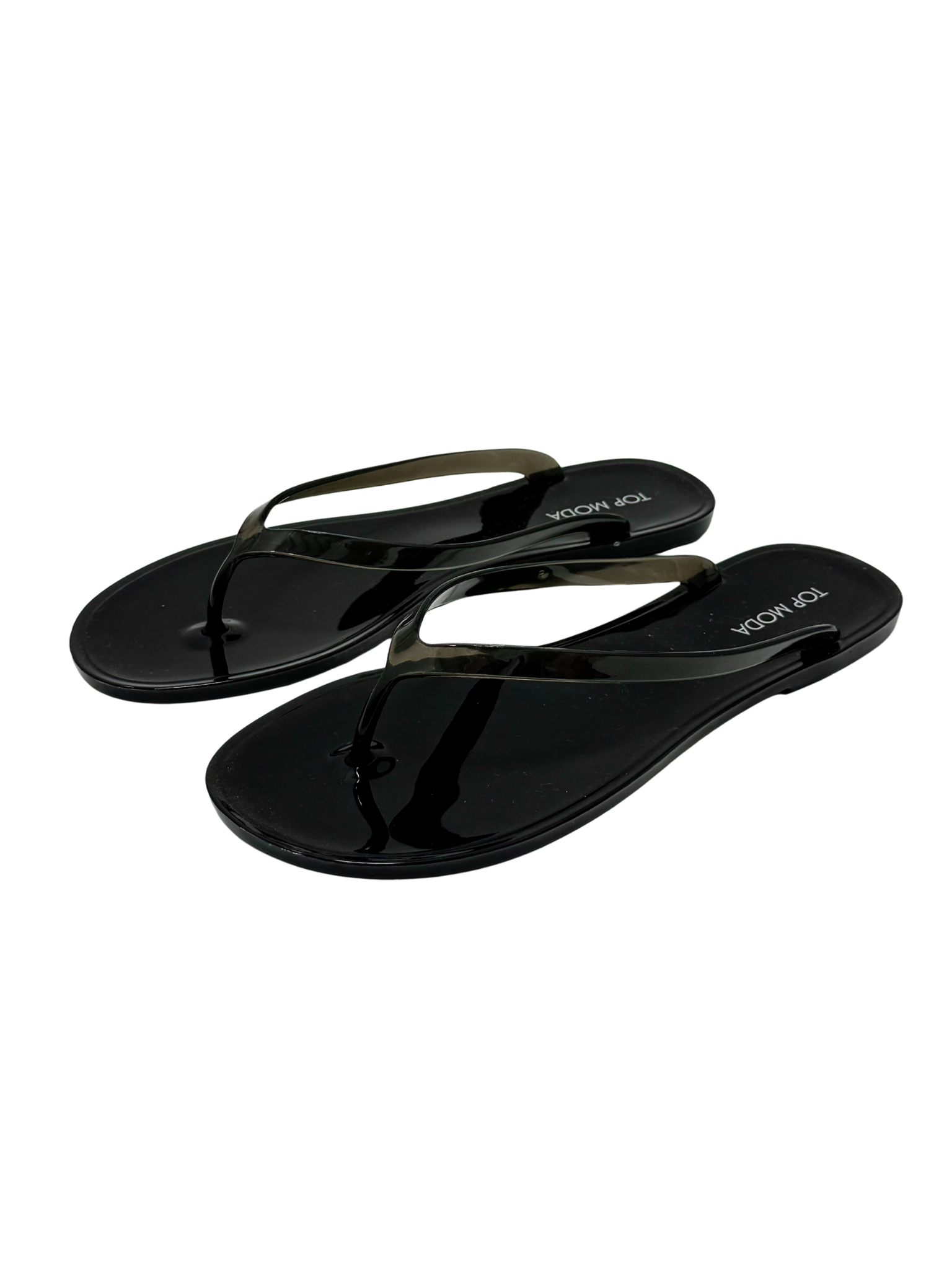 Cate Classic Jelly Sandals-Black