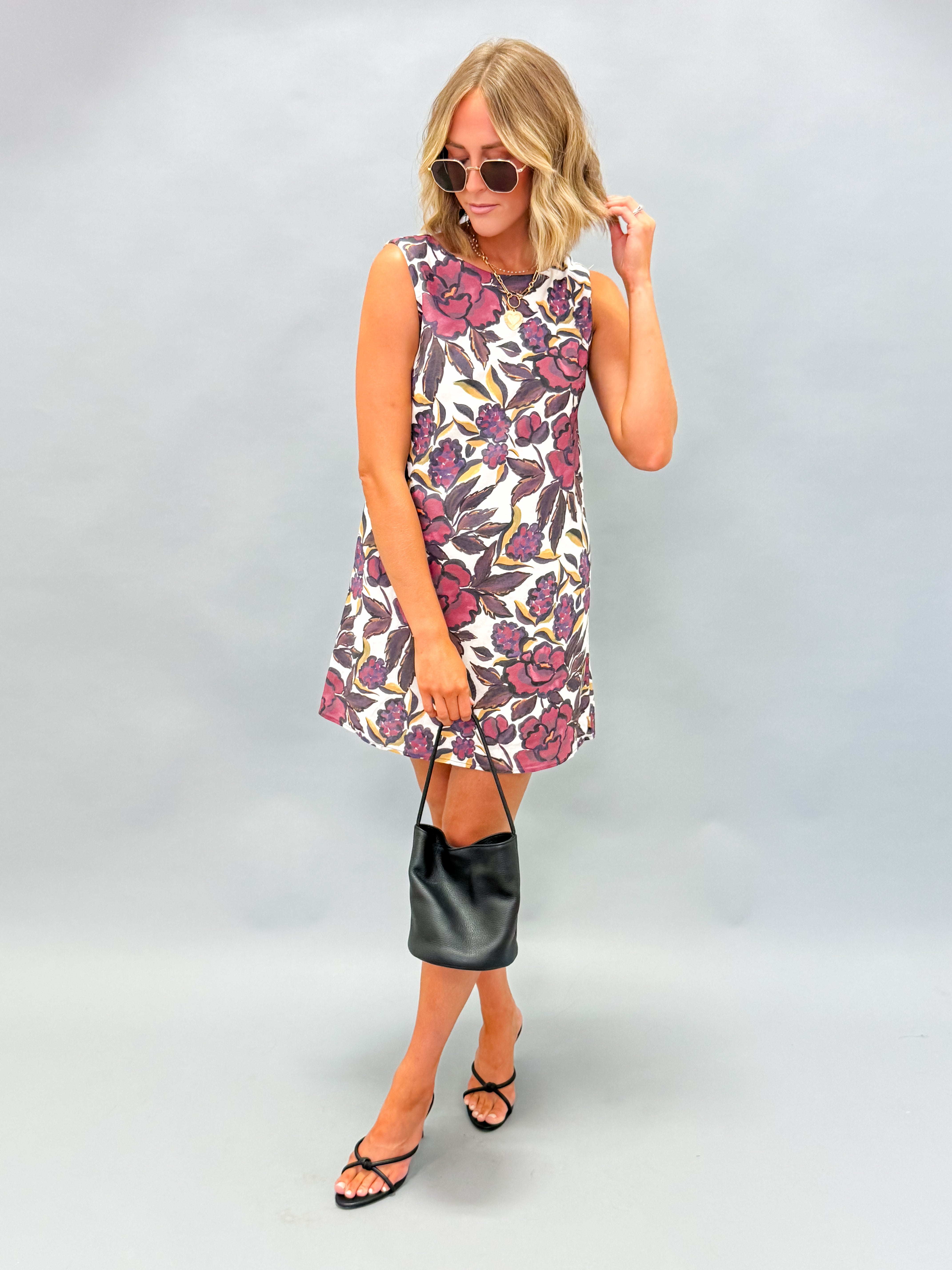 Cece Floral Mini Dress