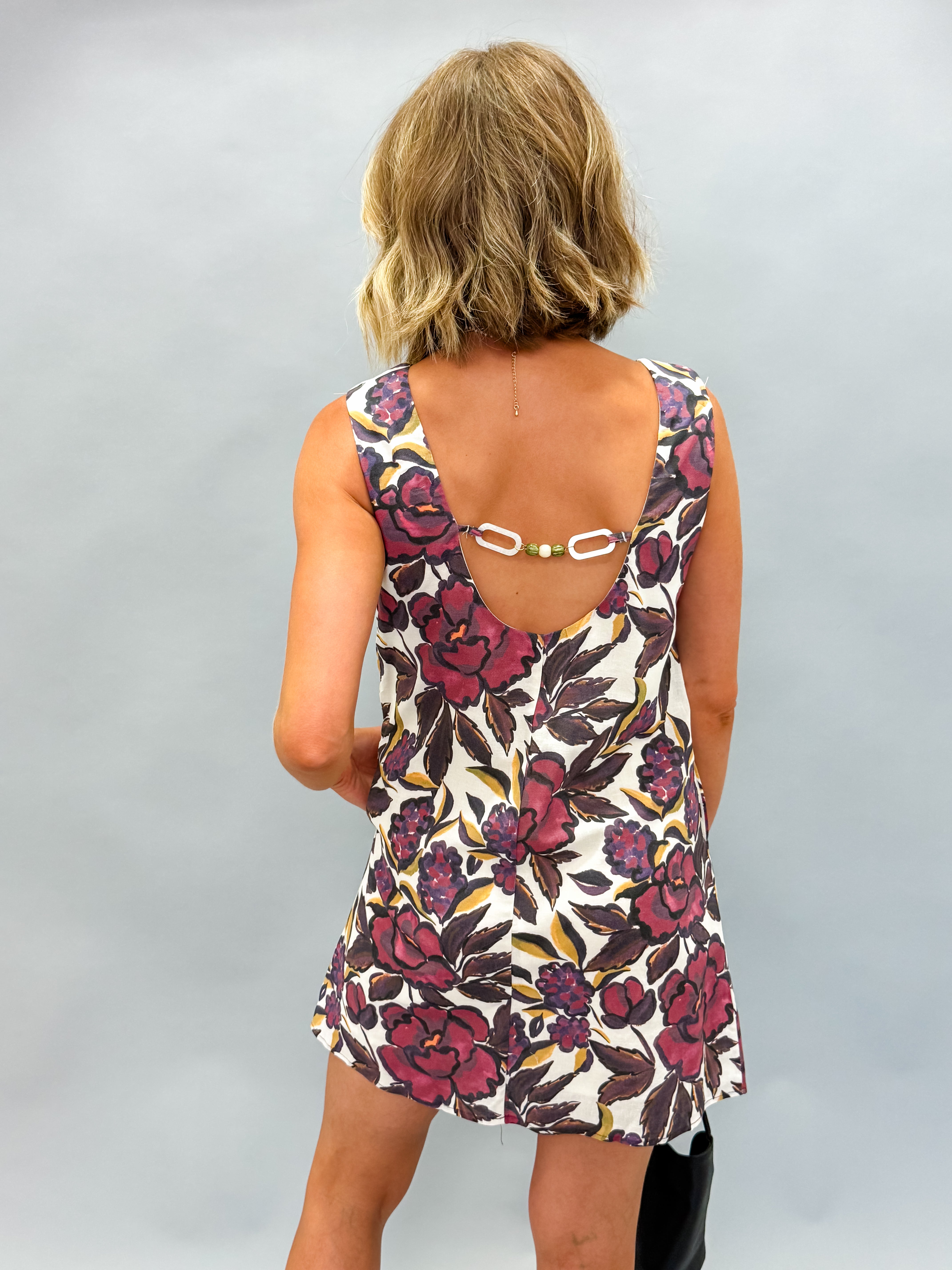 Cece Floral Mini Dress