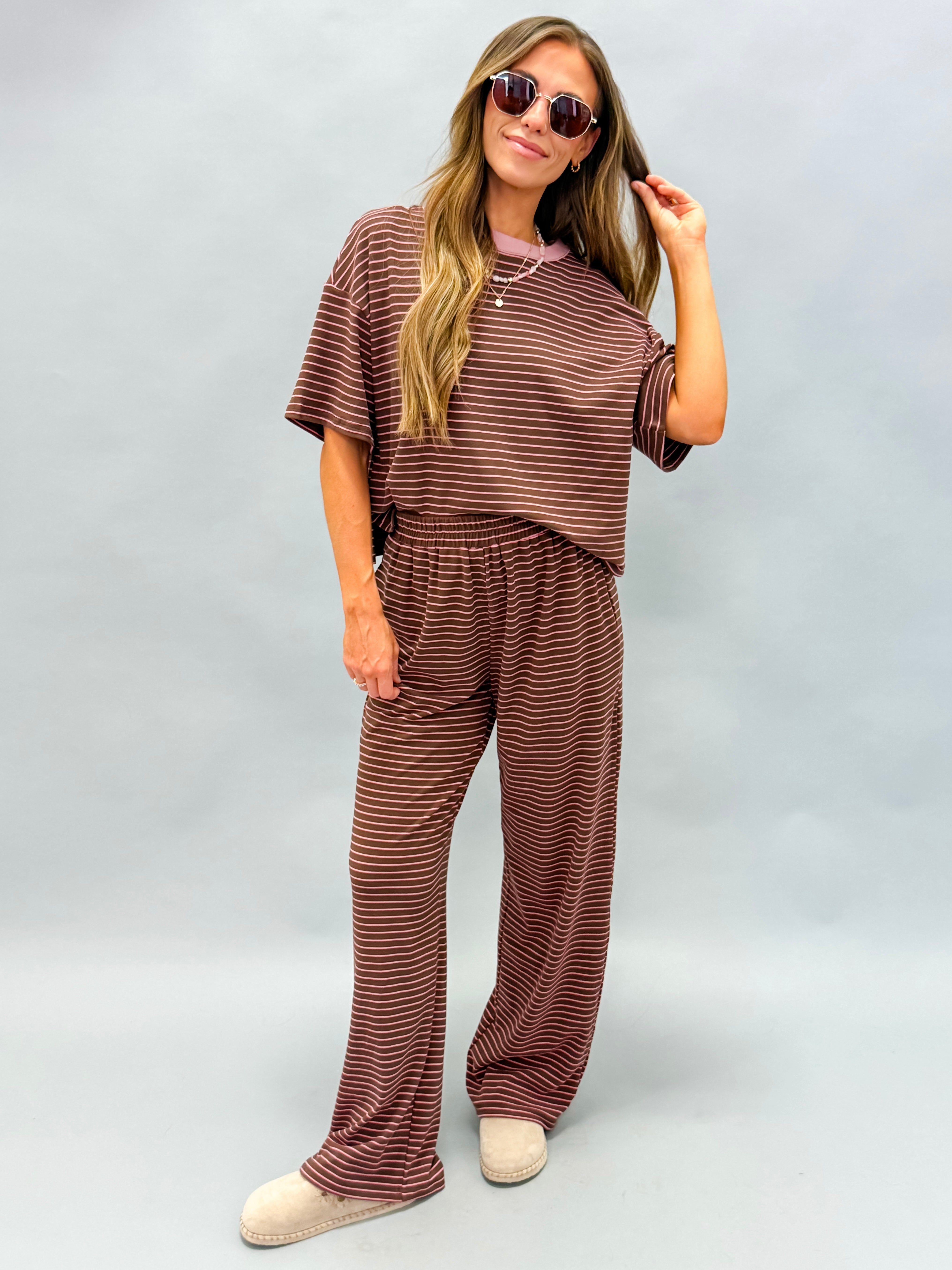 Celia Striped Boxy Top