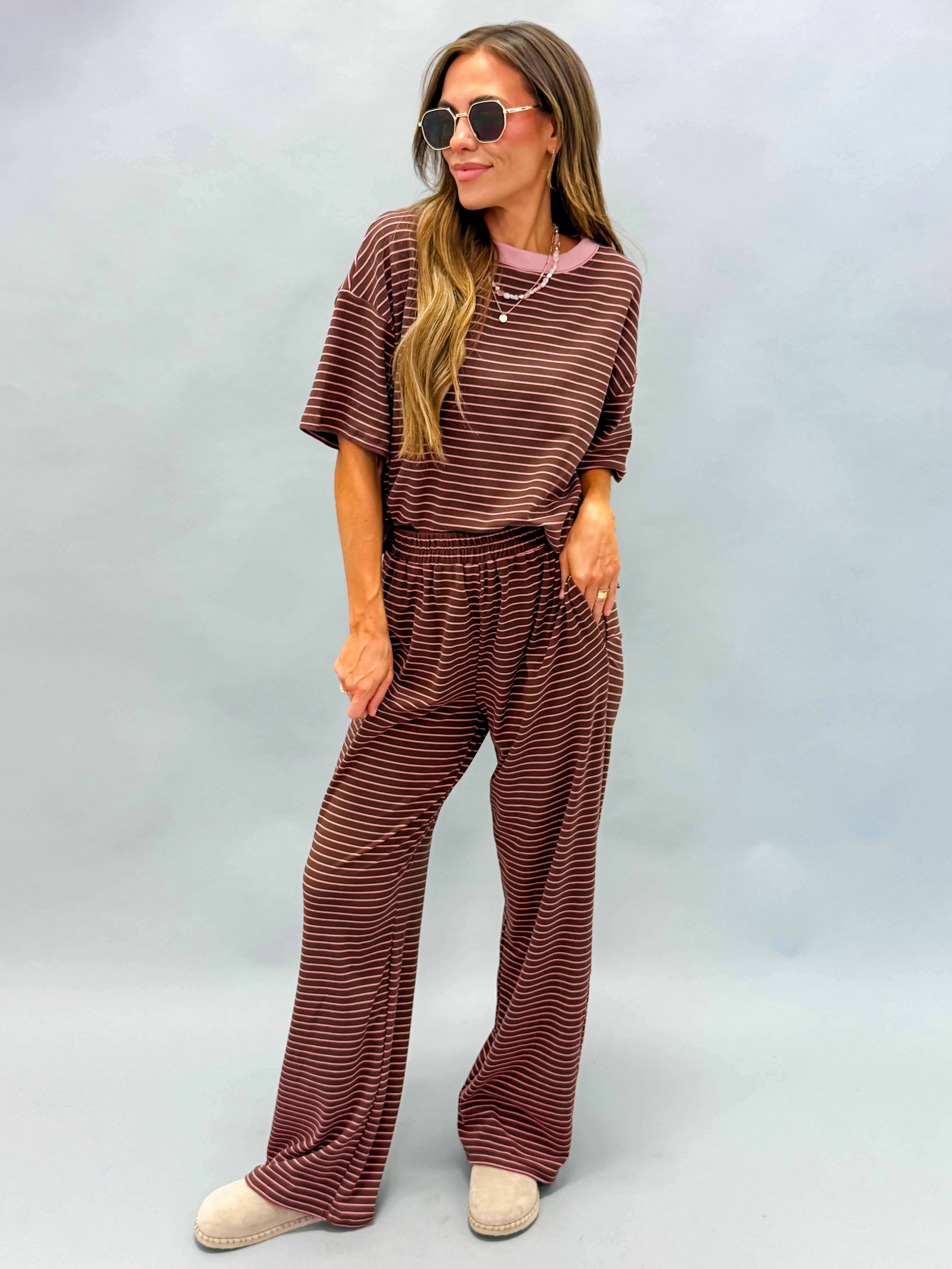 Celia Striped Boxy Top