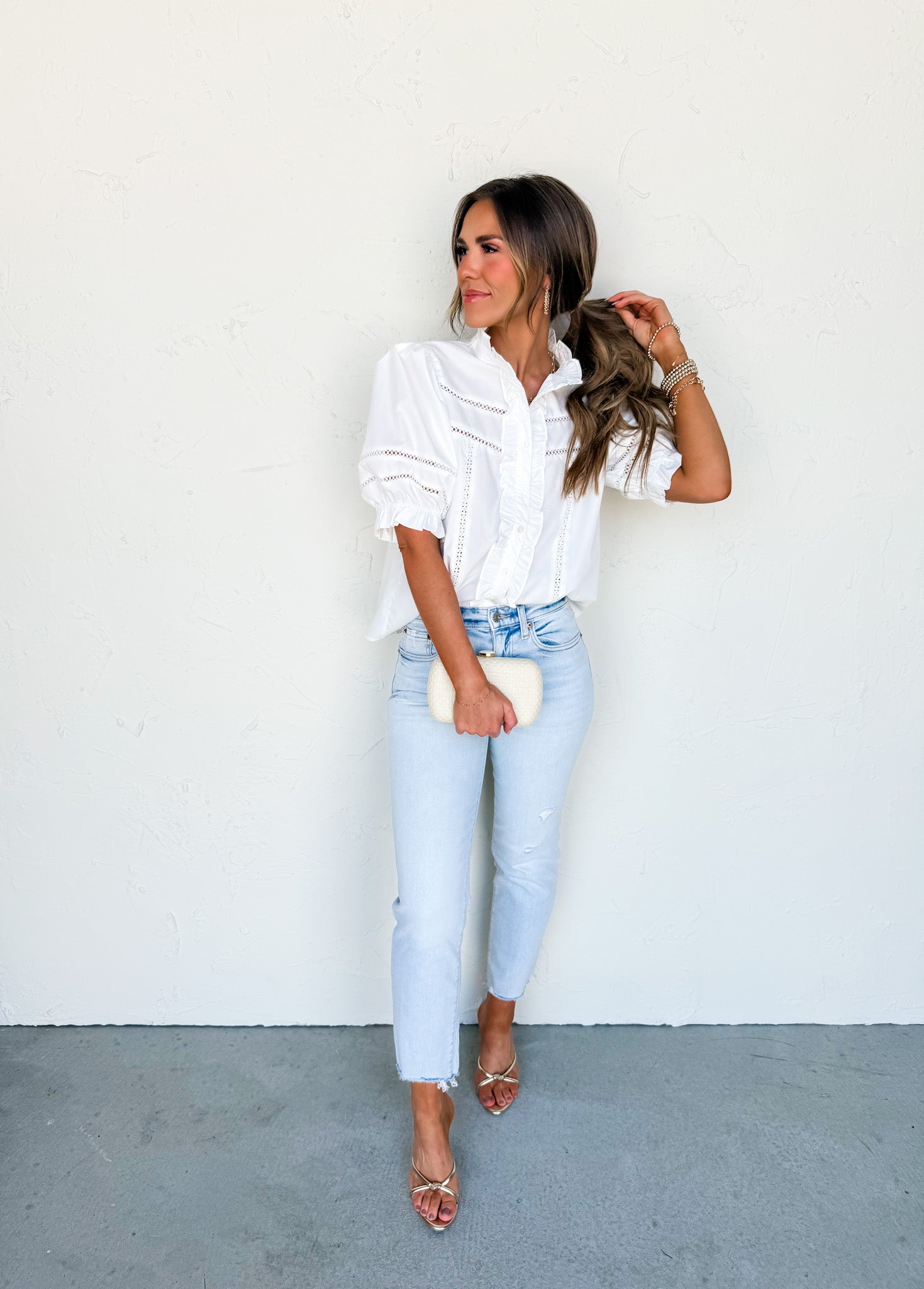 [DAZE] Straight Up High Rise Denim Jeans-Swoon Vintage