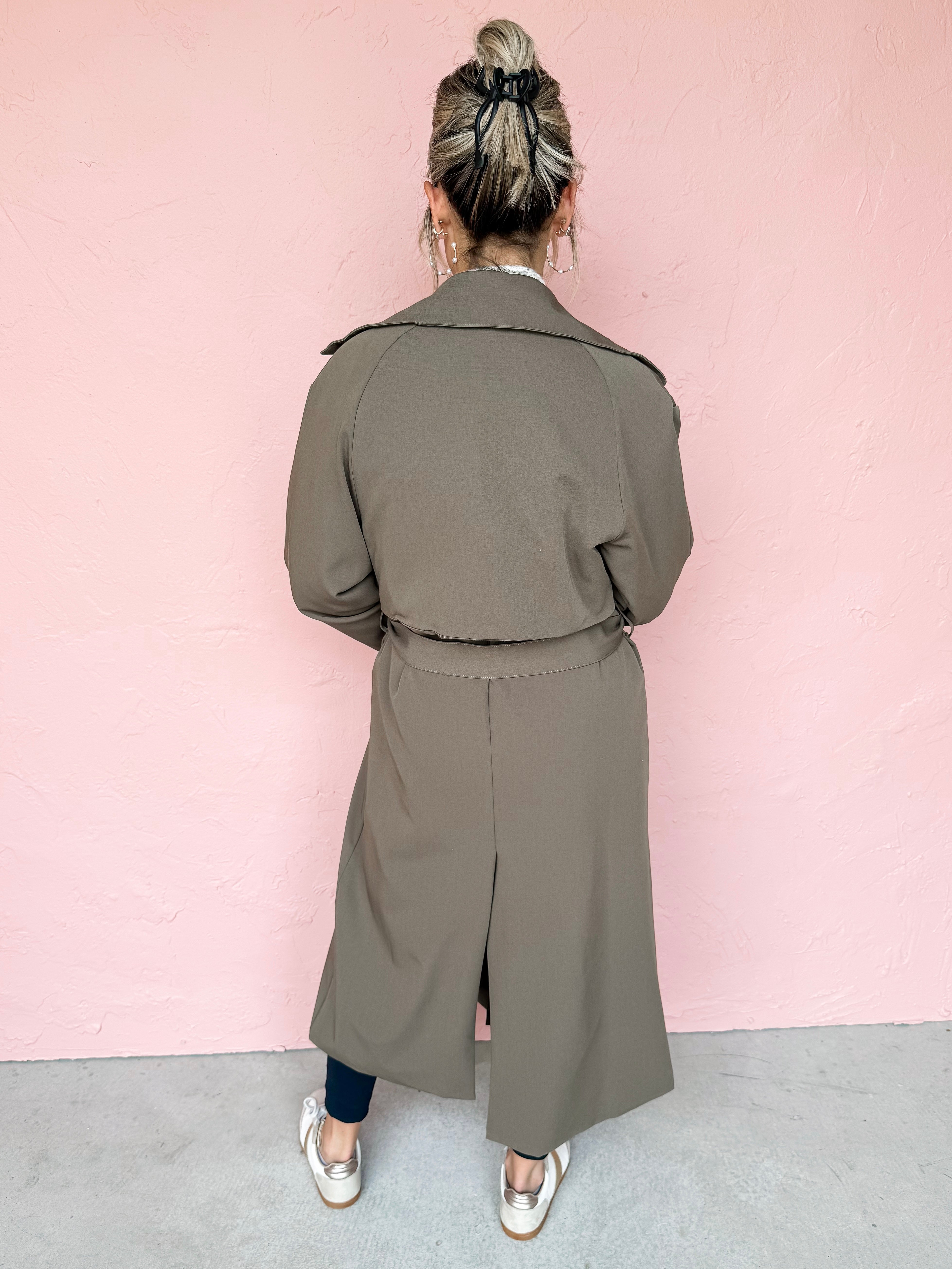 Change Your Mind Oversized Trench Coat