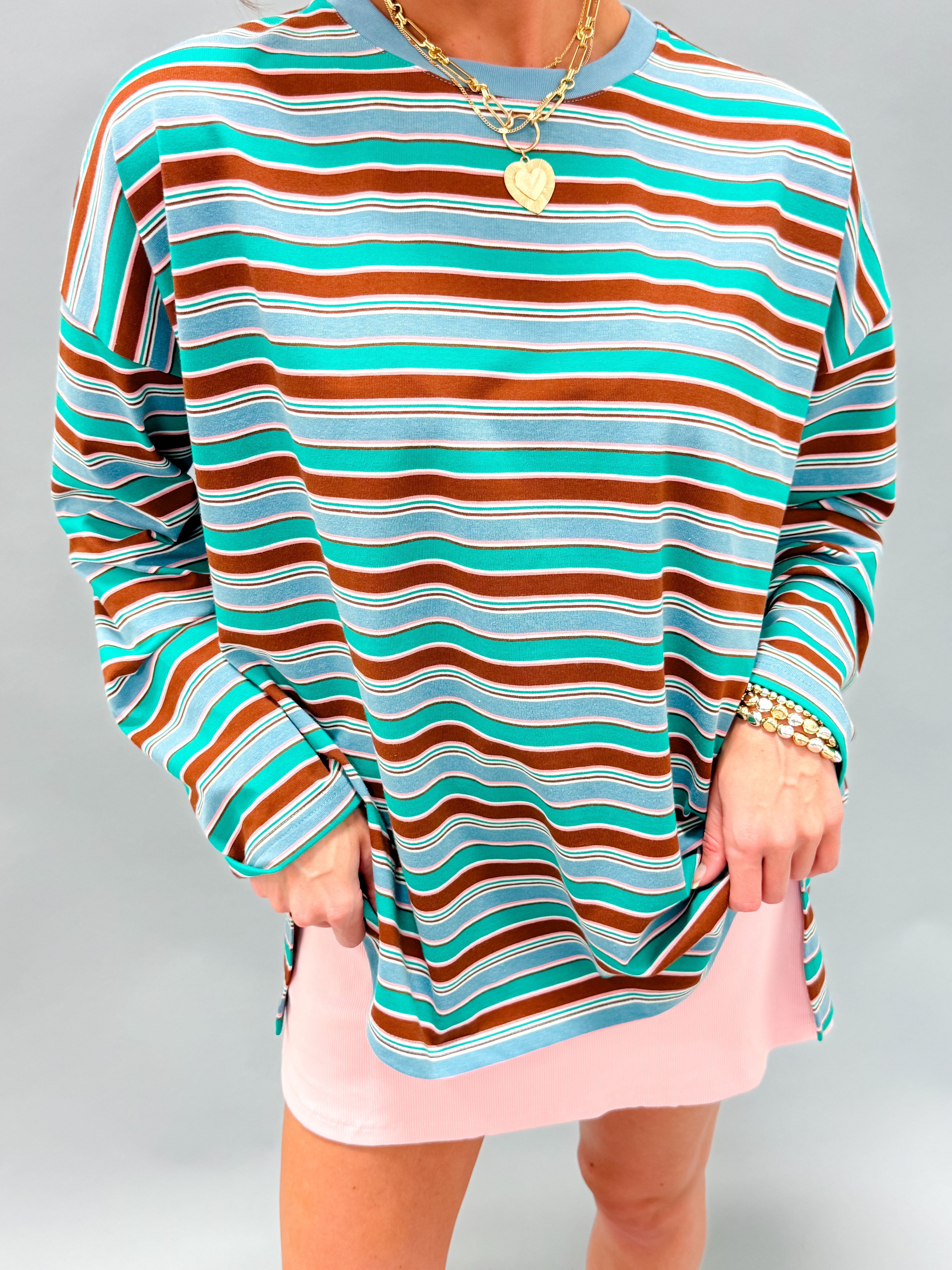 Charlie Striped Long Sleeve Top
