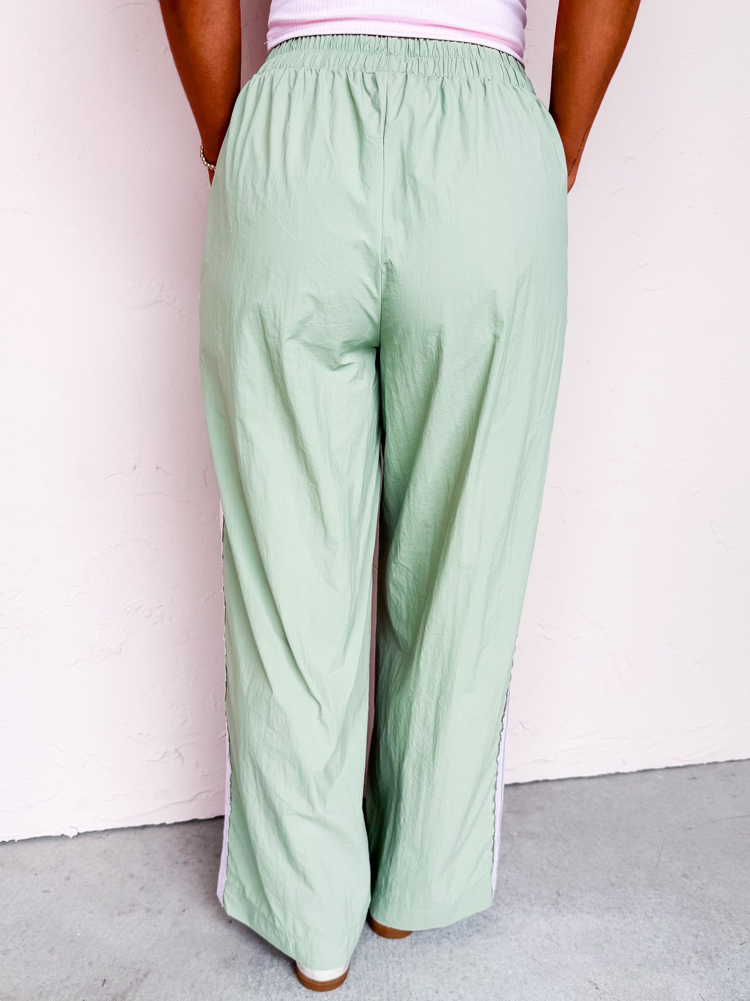 Chic Trend Side Lace Detailed Track Pants