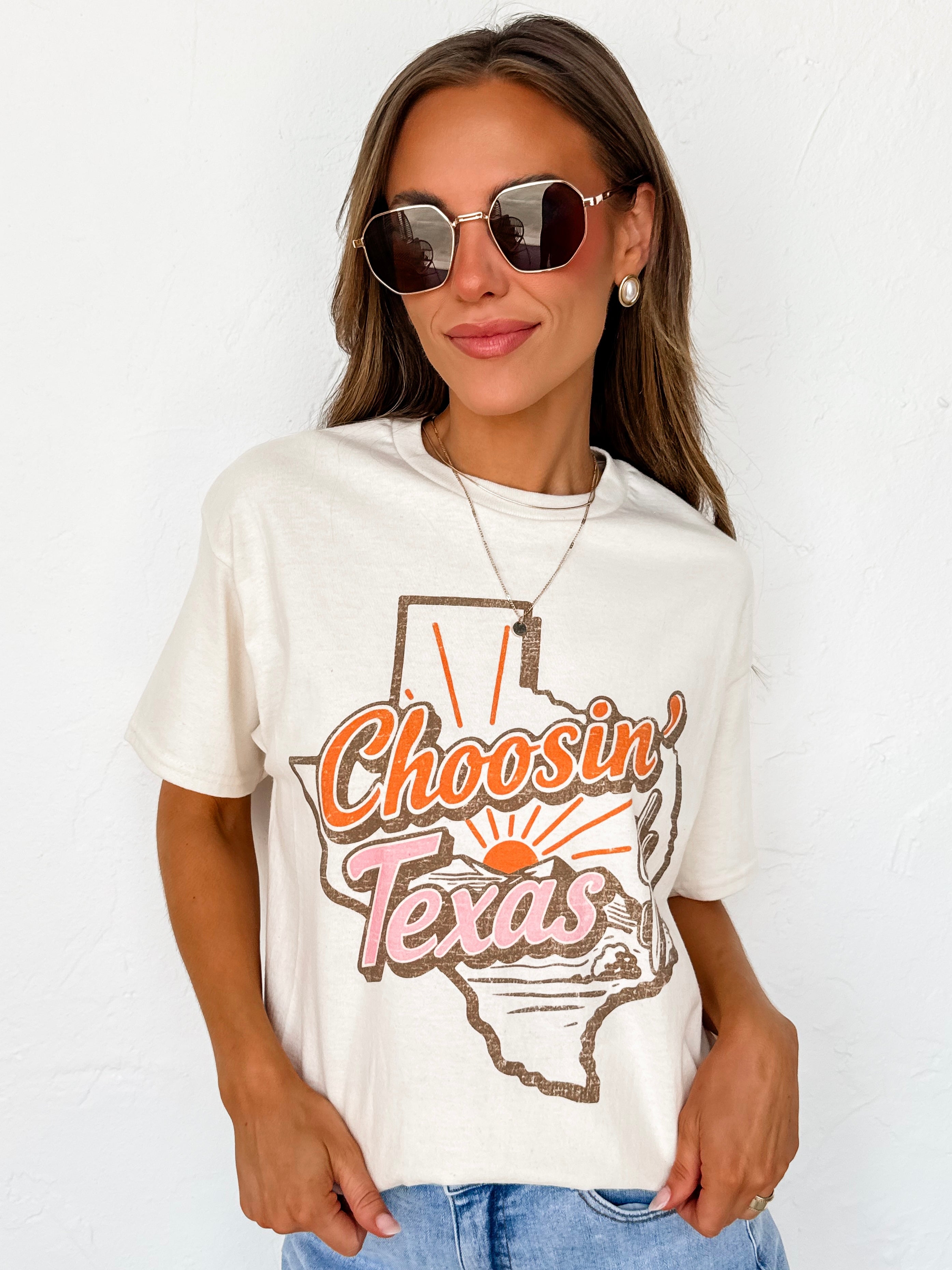 Choosin' Texas Oversized Tee