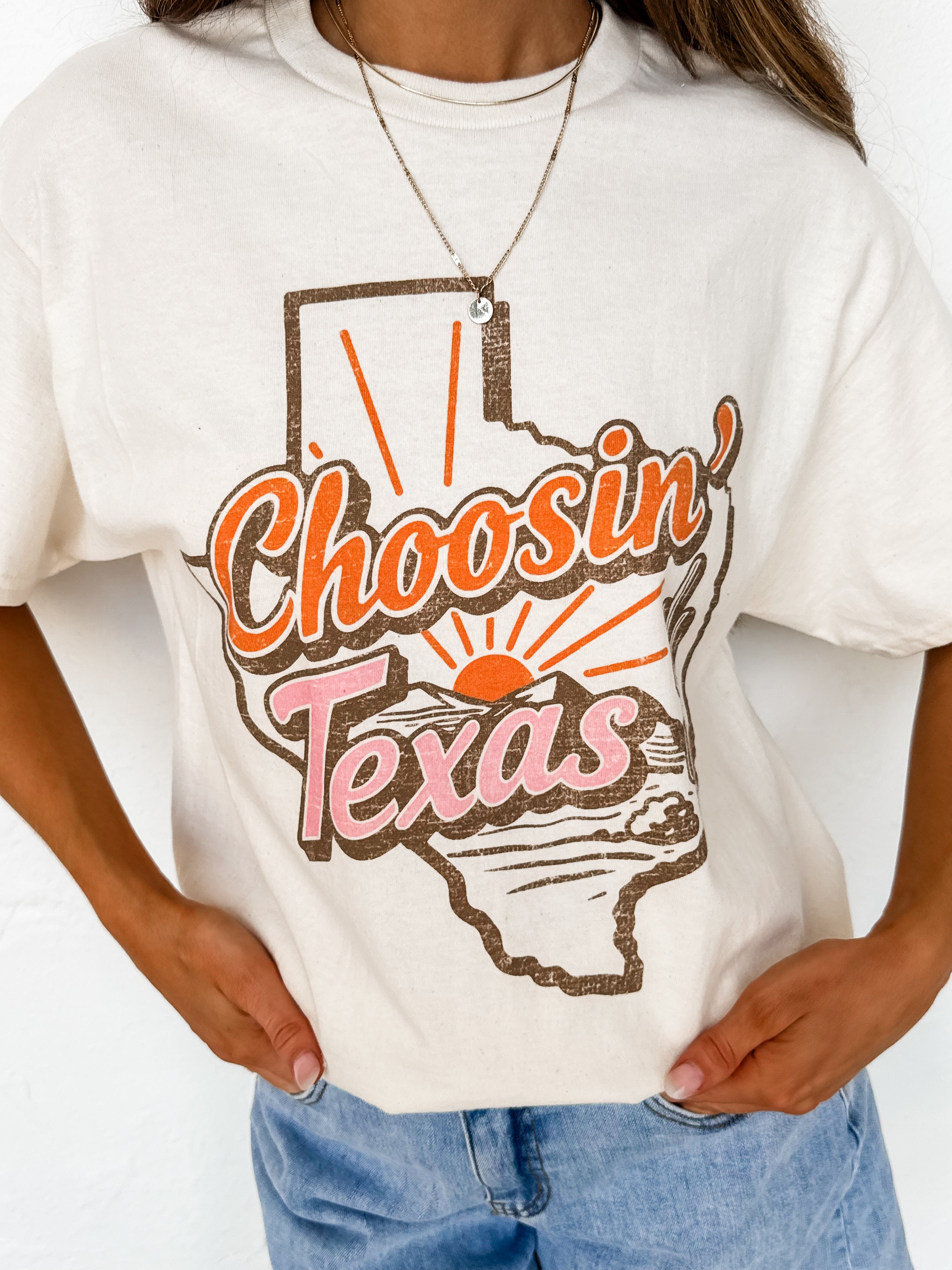 Choosin' Texas Oversized Tee