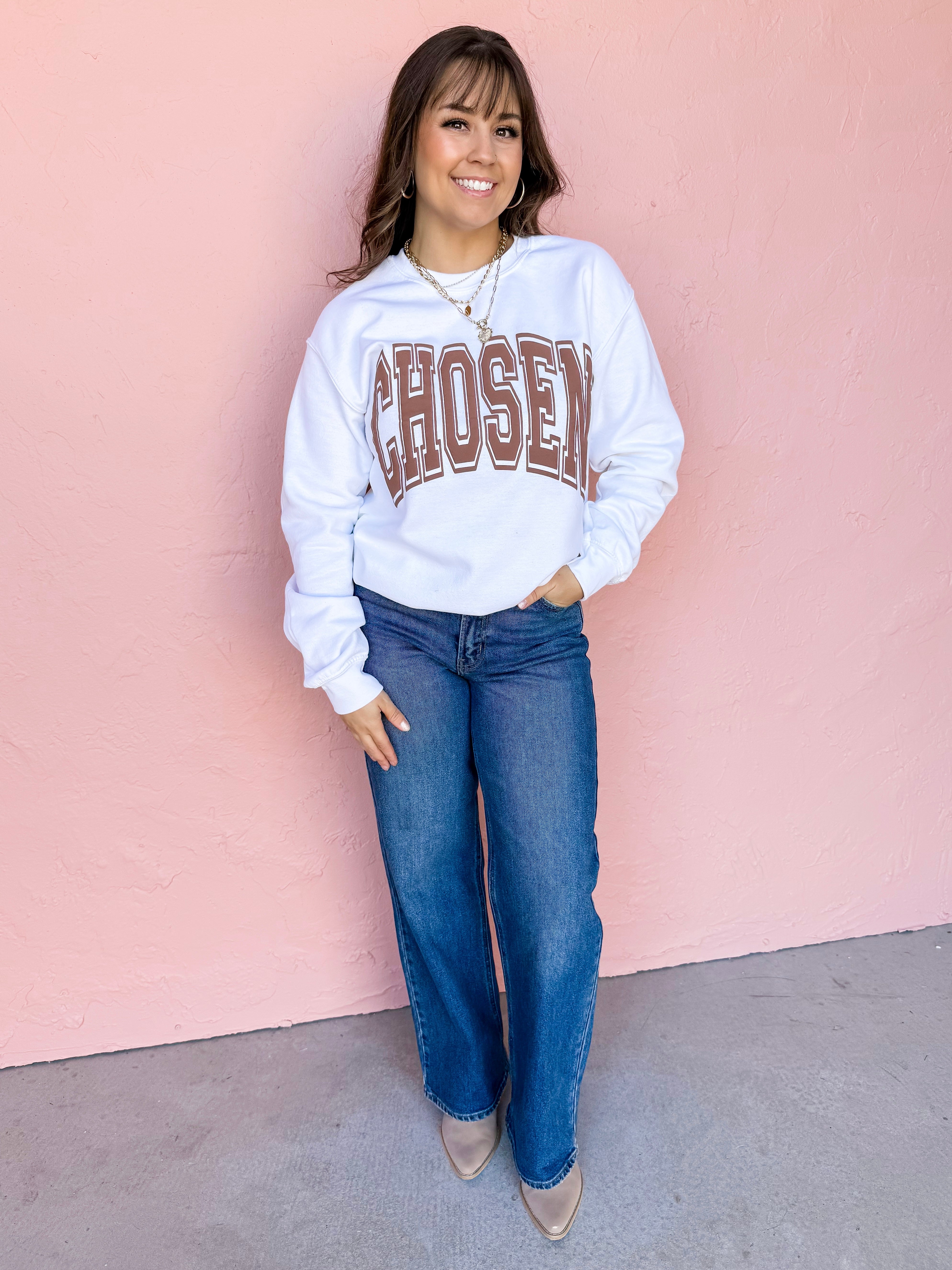 Chosen Puff Crew Neck Sweatshirt