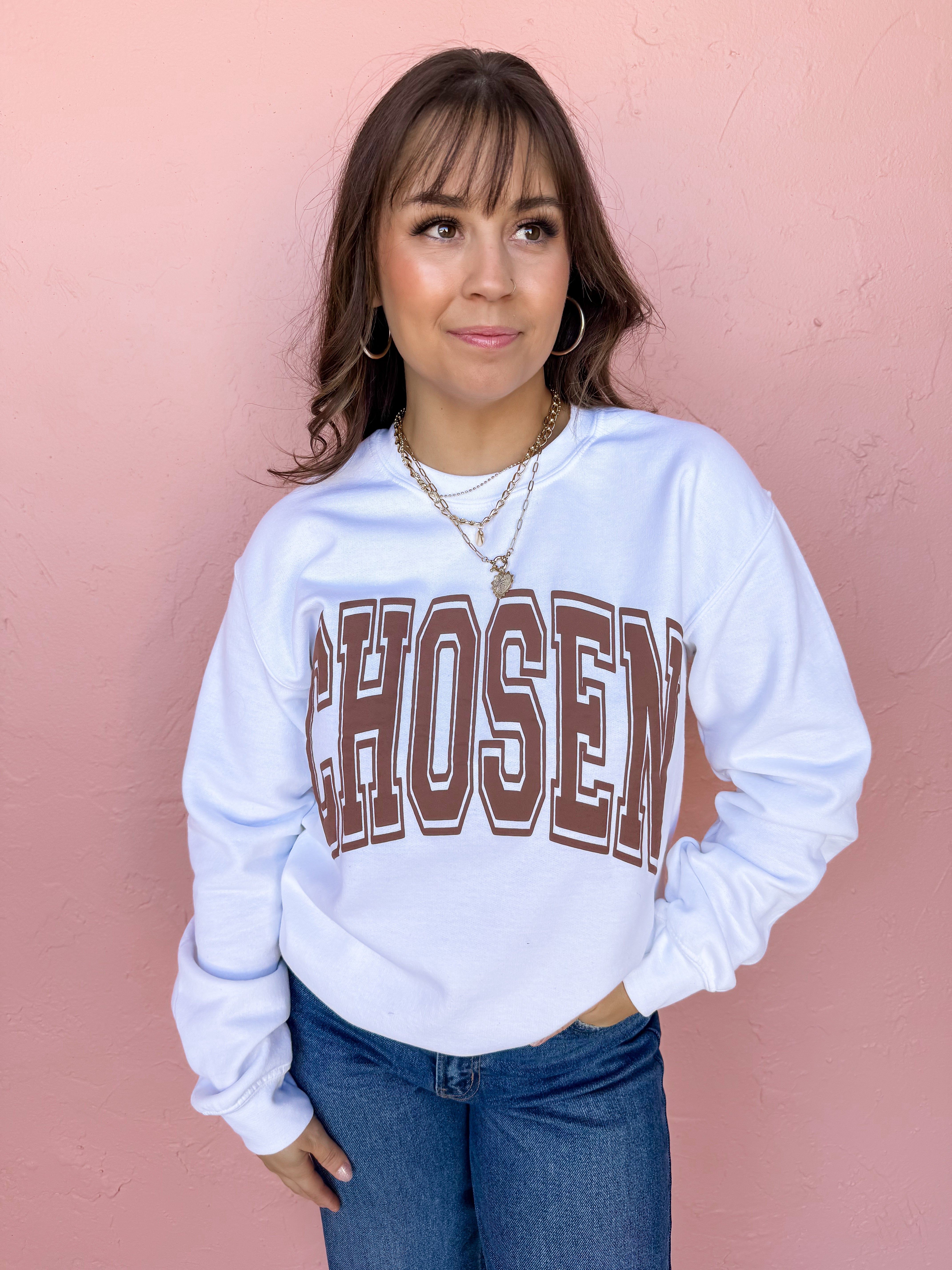 Chosen Puff Crew Neck Sweatshirt