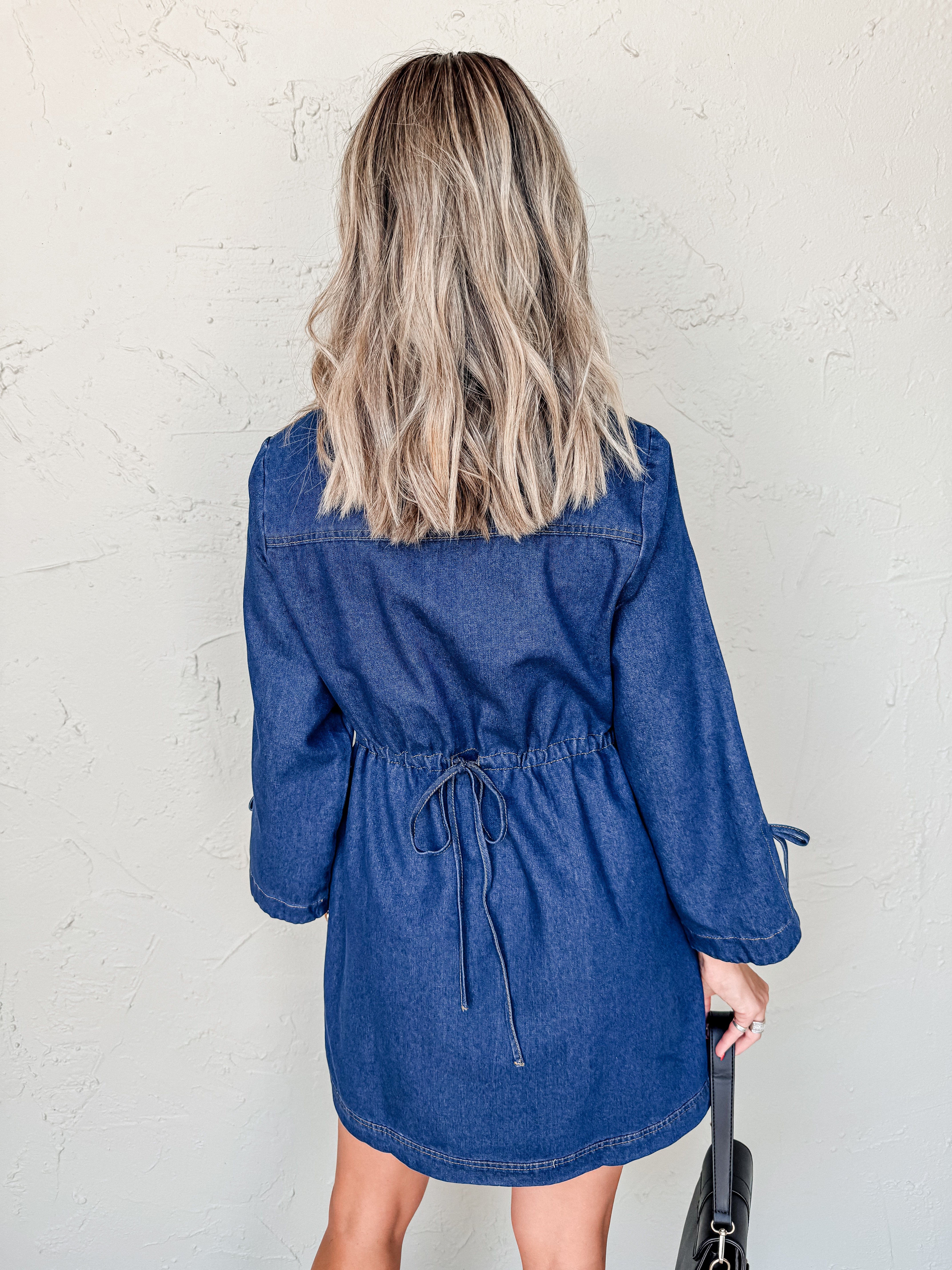 Country Lane Denim Mini Dress