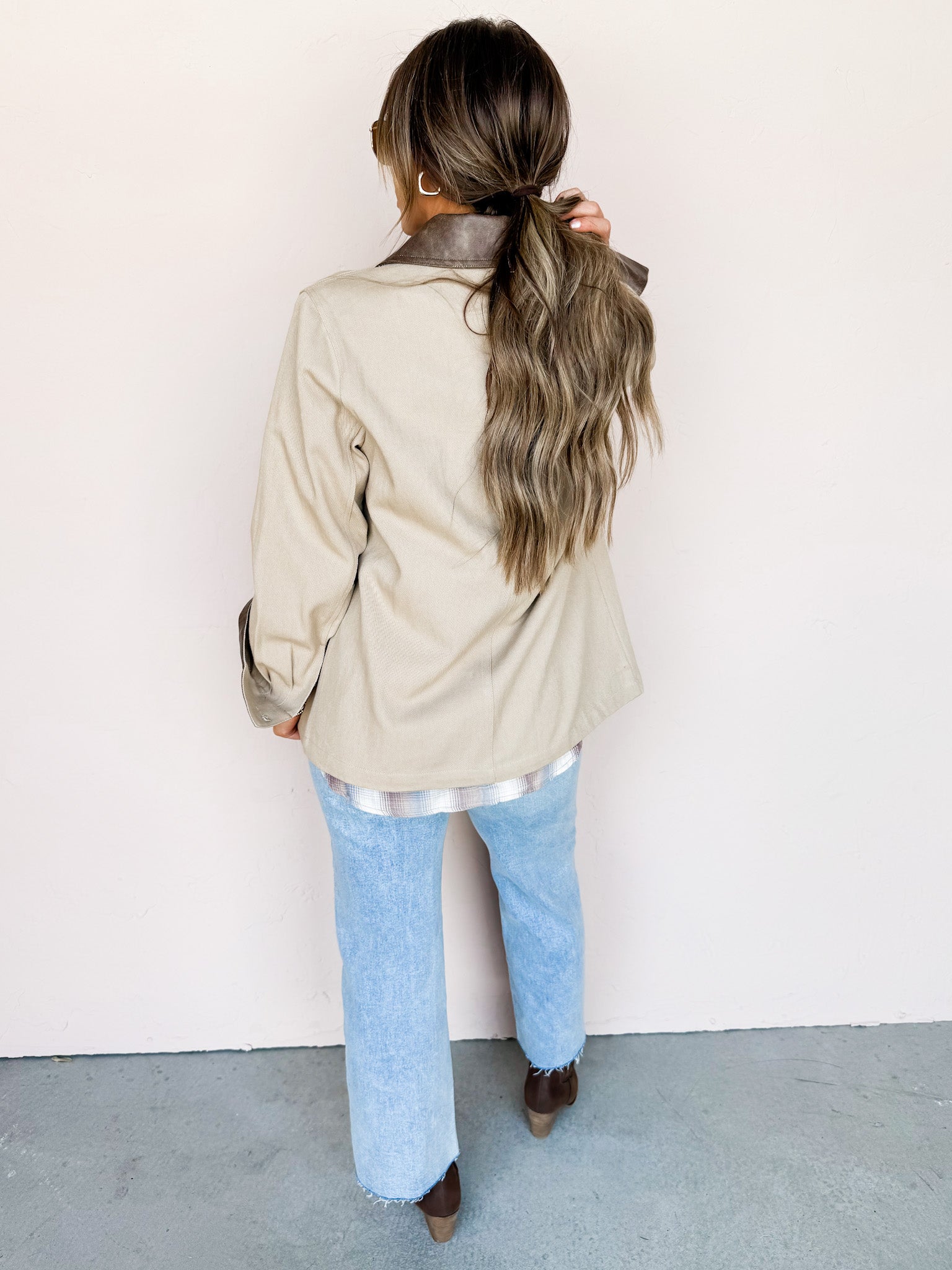 Crisp Breeze Button Front Jacket