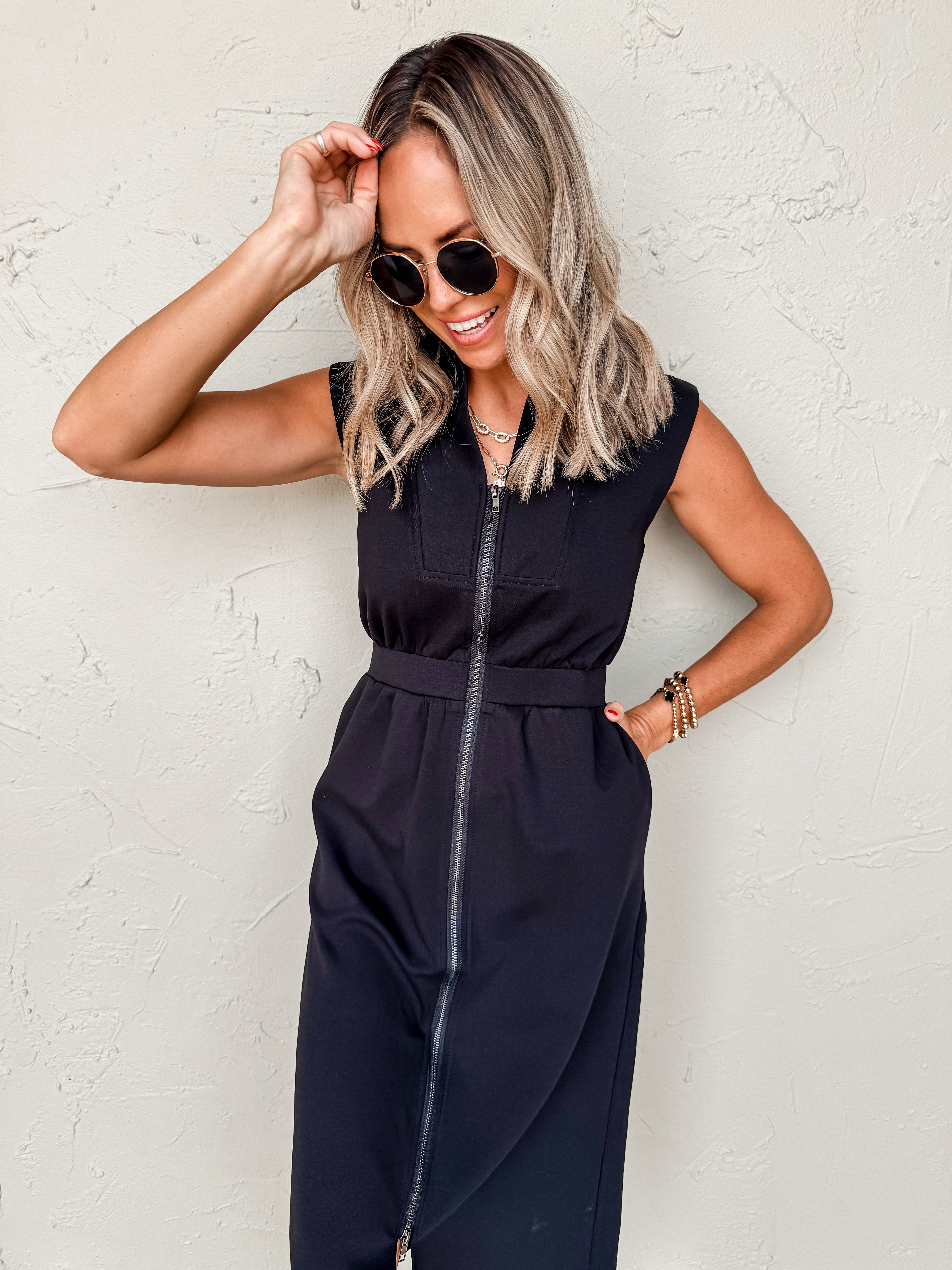 Cross Your Mind Sleeveless Midi Dress