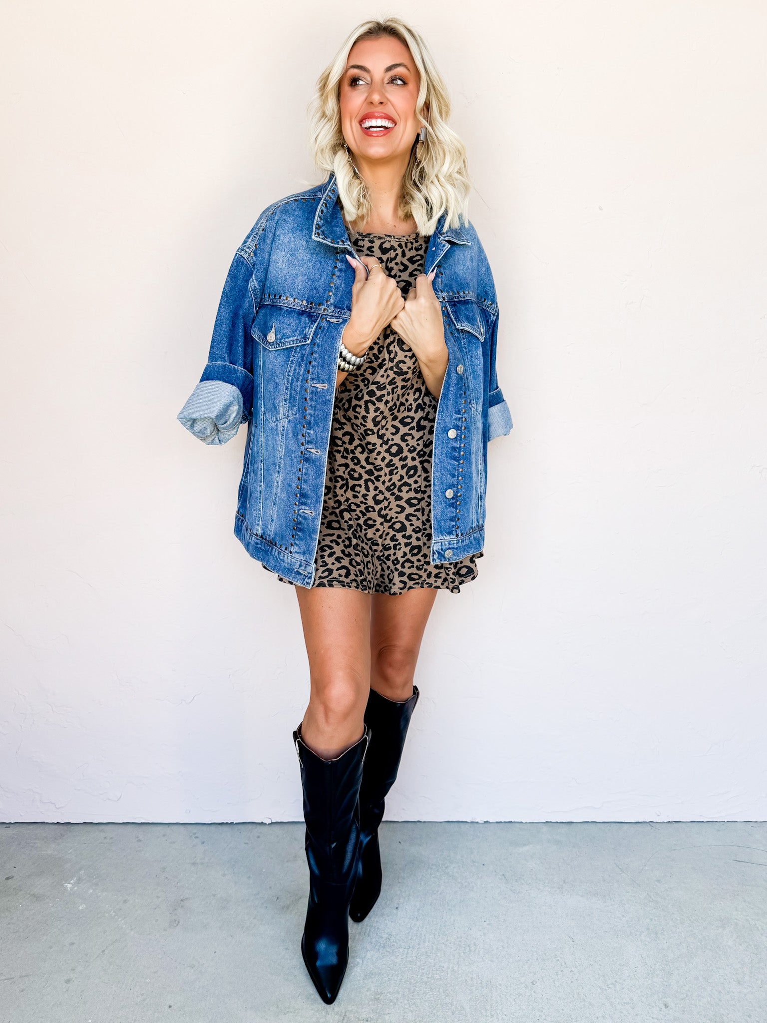 [DAZE] Beau Boyfriend Jacket-Vintage Blue