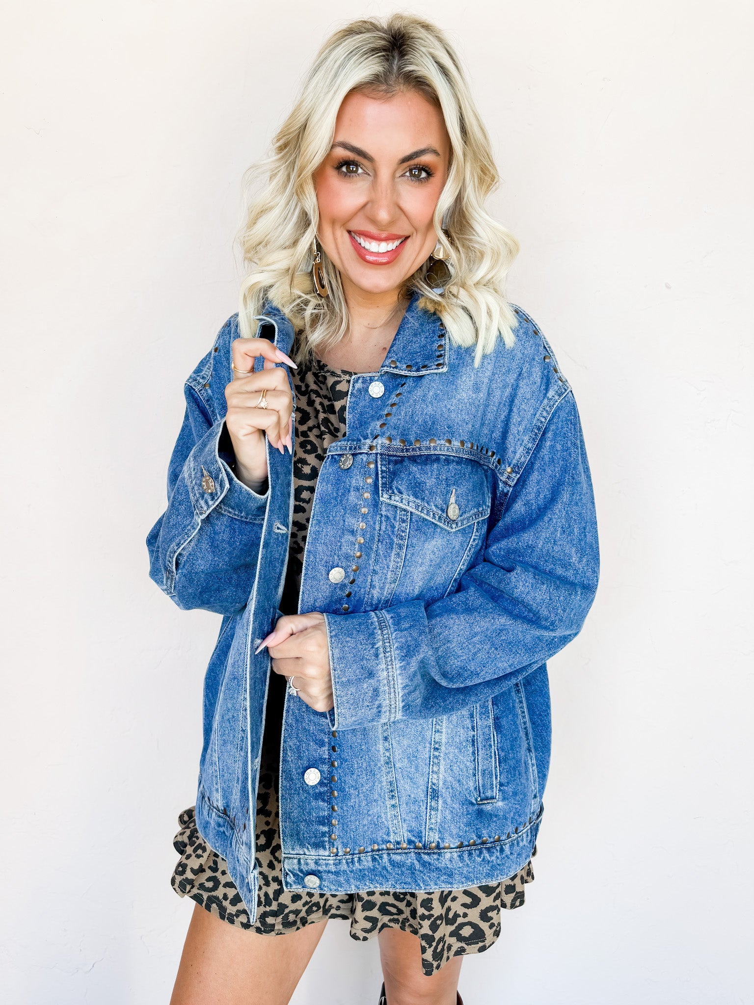 [DAZE] Beau Boyfriend Jacket-Vintage Blue