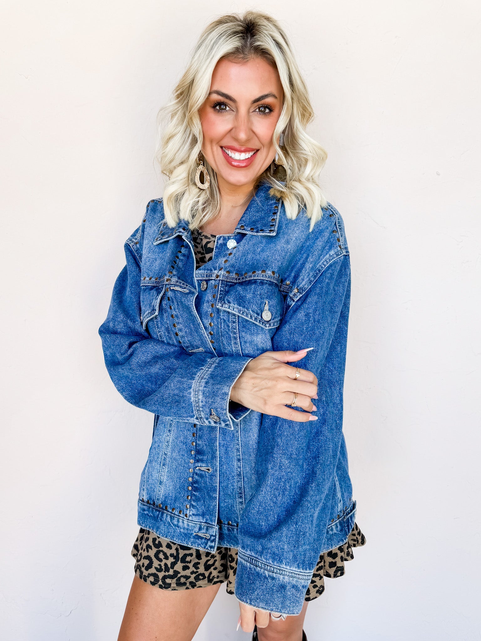 [DAZE] Beau Boyfriend Jacket-Vintage Blue