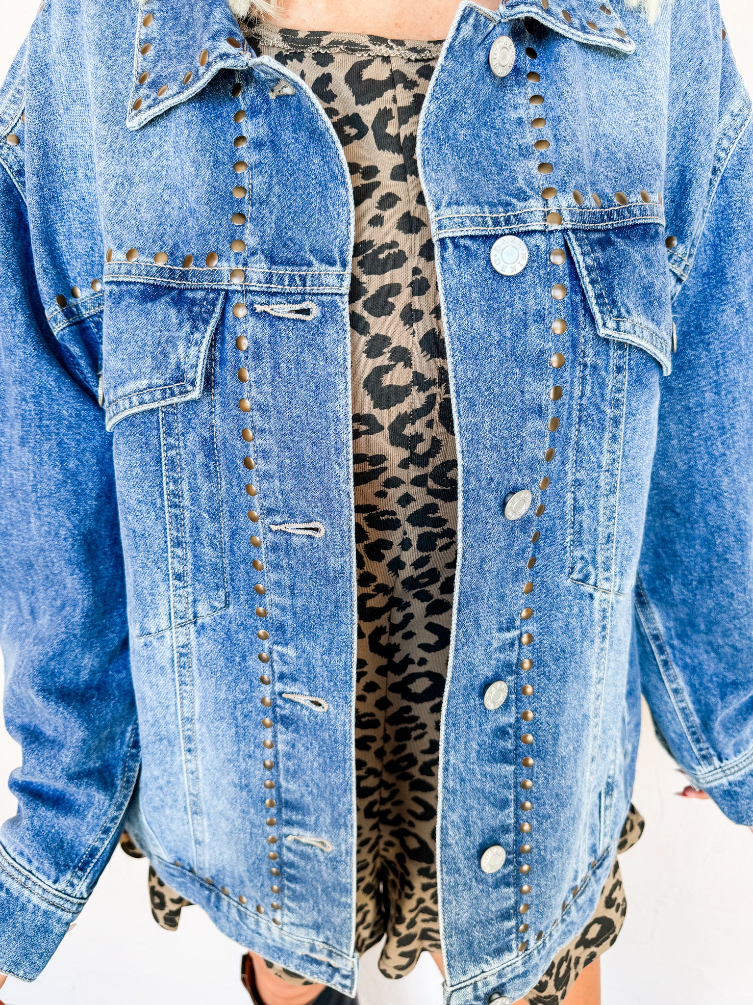 [DAZE] Beau Boyfriend Jacket-Vintage Blue