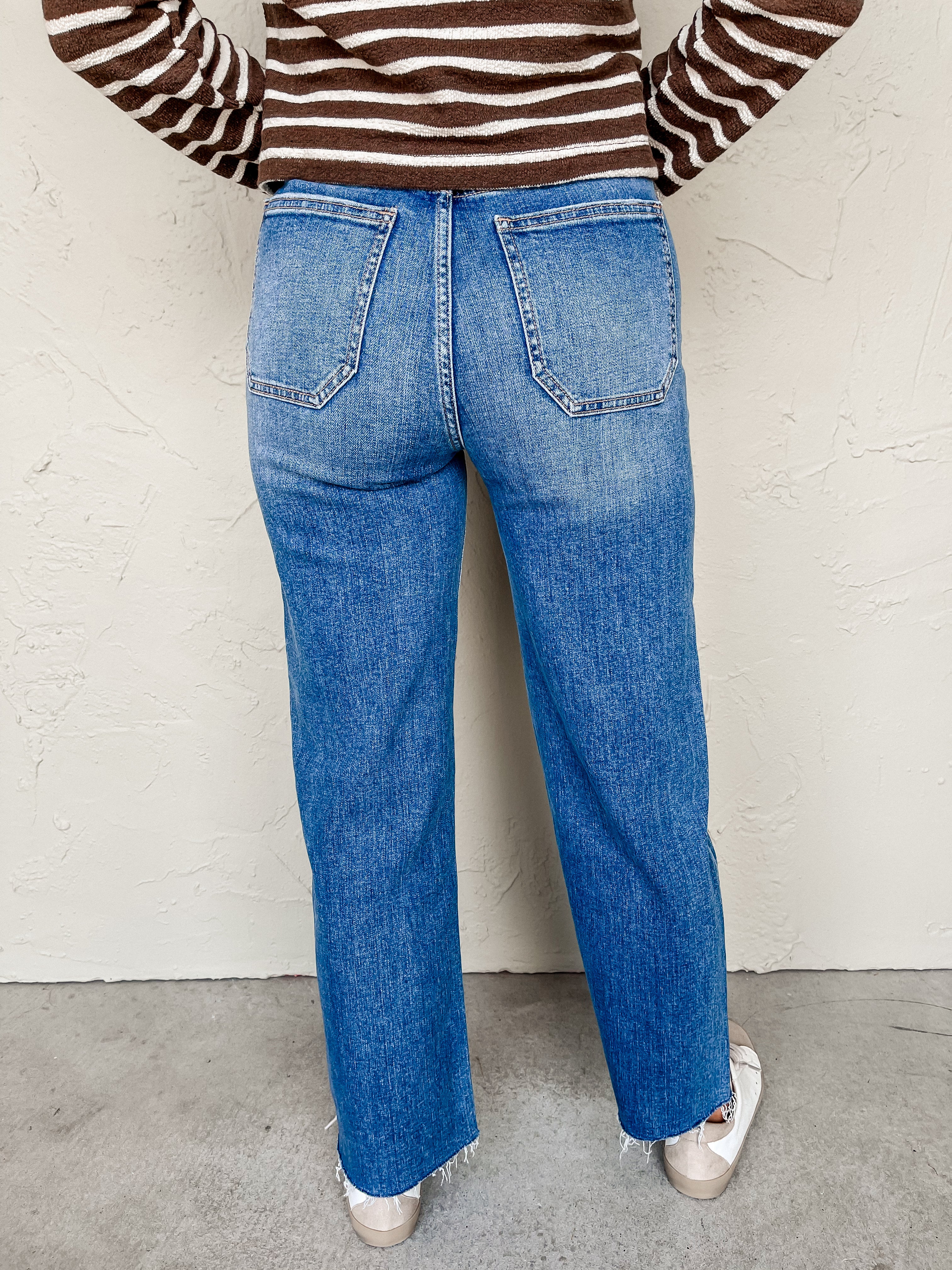 [DAZE] Pleaser Patch Pocket Jeans-Text Me