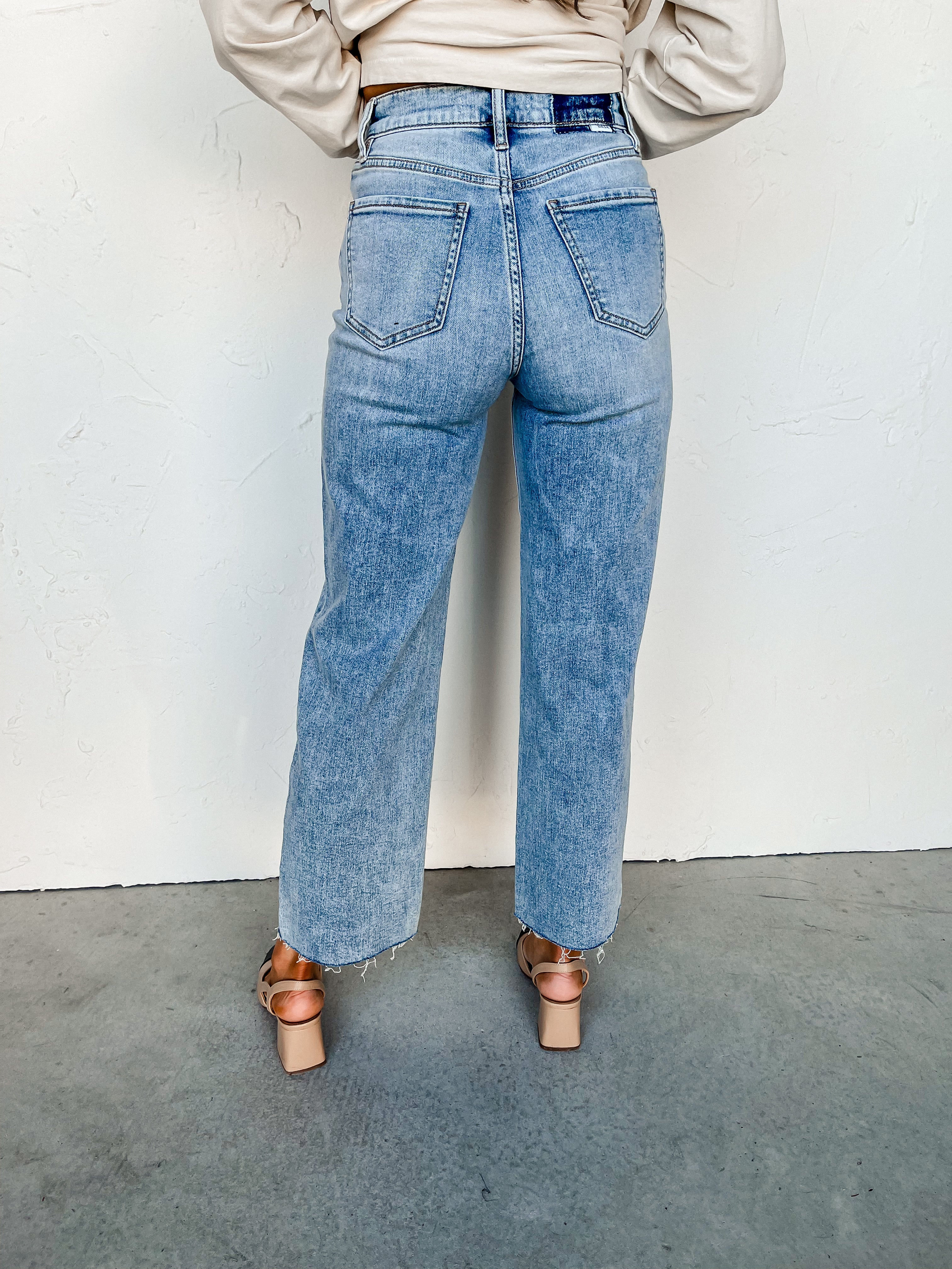 [DAZE] Pleaser Wide Ankle Jeans-Miracle