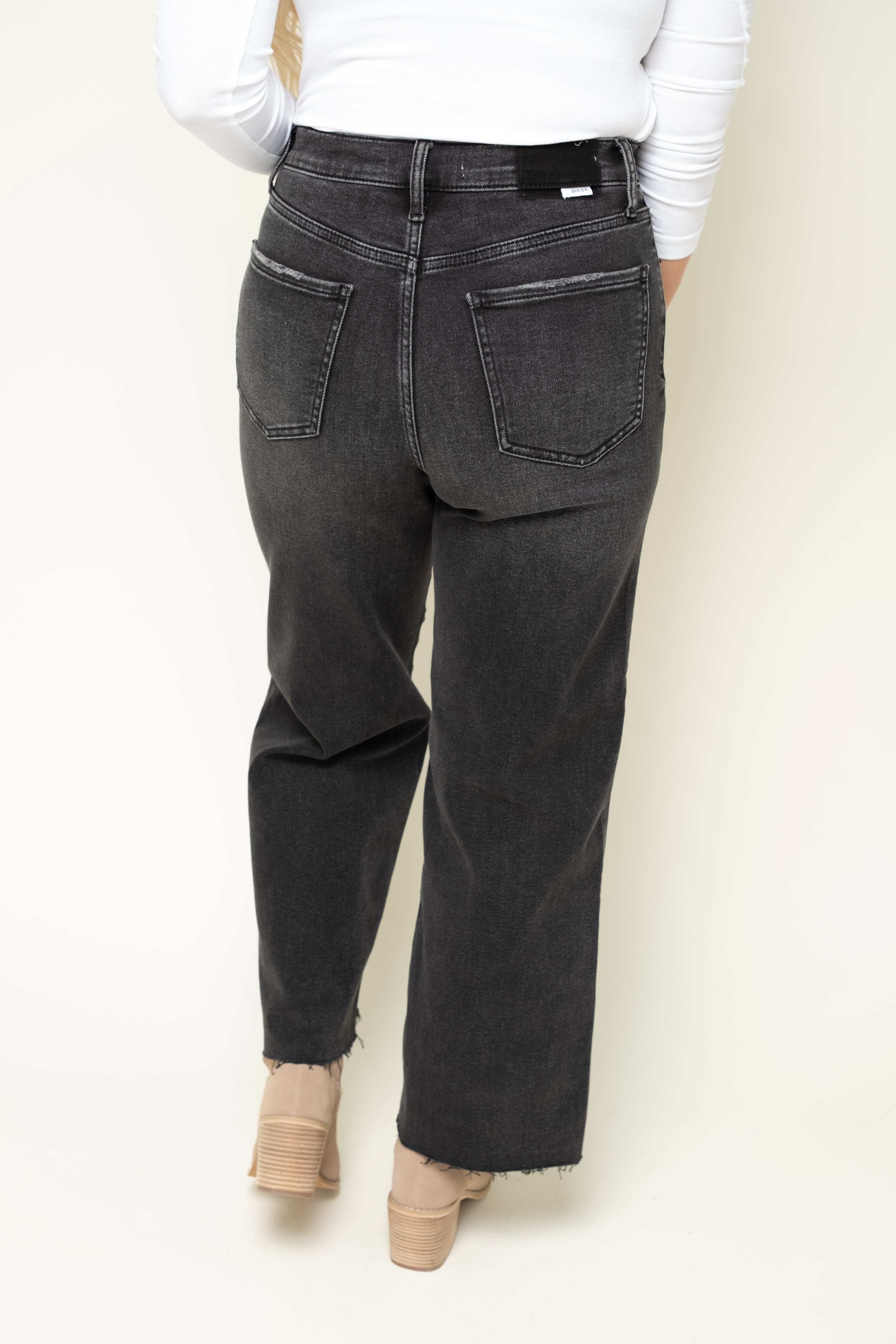 [DAZE] Pleaser Wide Ankle Jeans-Twilight