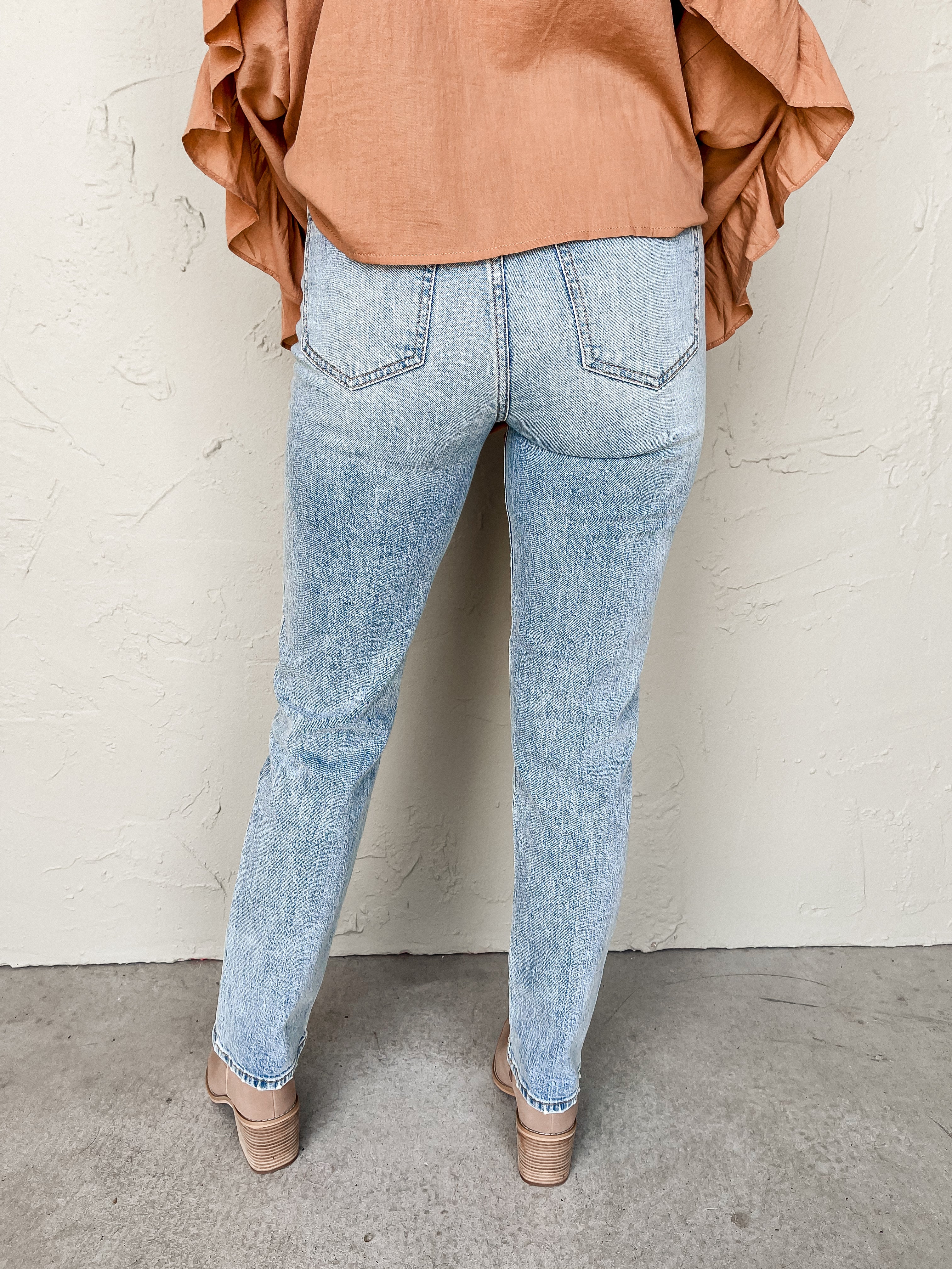 [DAZE] Smarty Pants High Rise Jeans-Wink