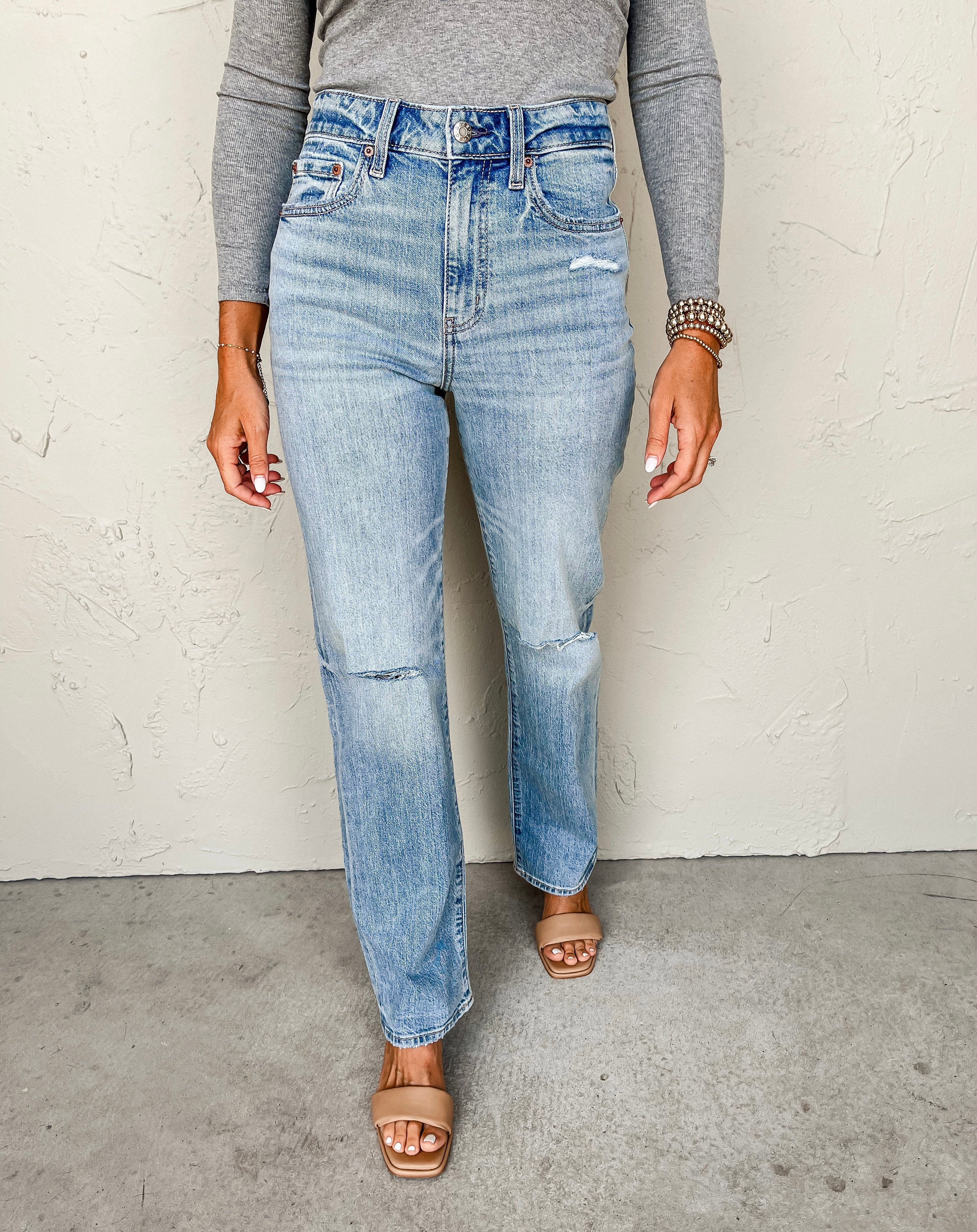 [DAZE] Sundaze High Rise Dad Jeans-Fools Gold