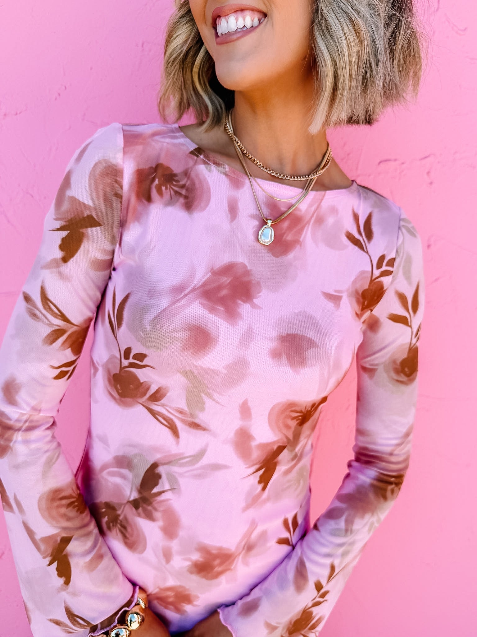 Dani Open Back Mesh Maxi Dress