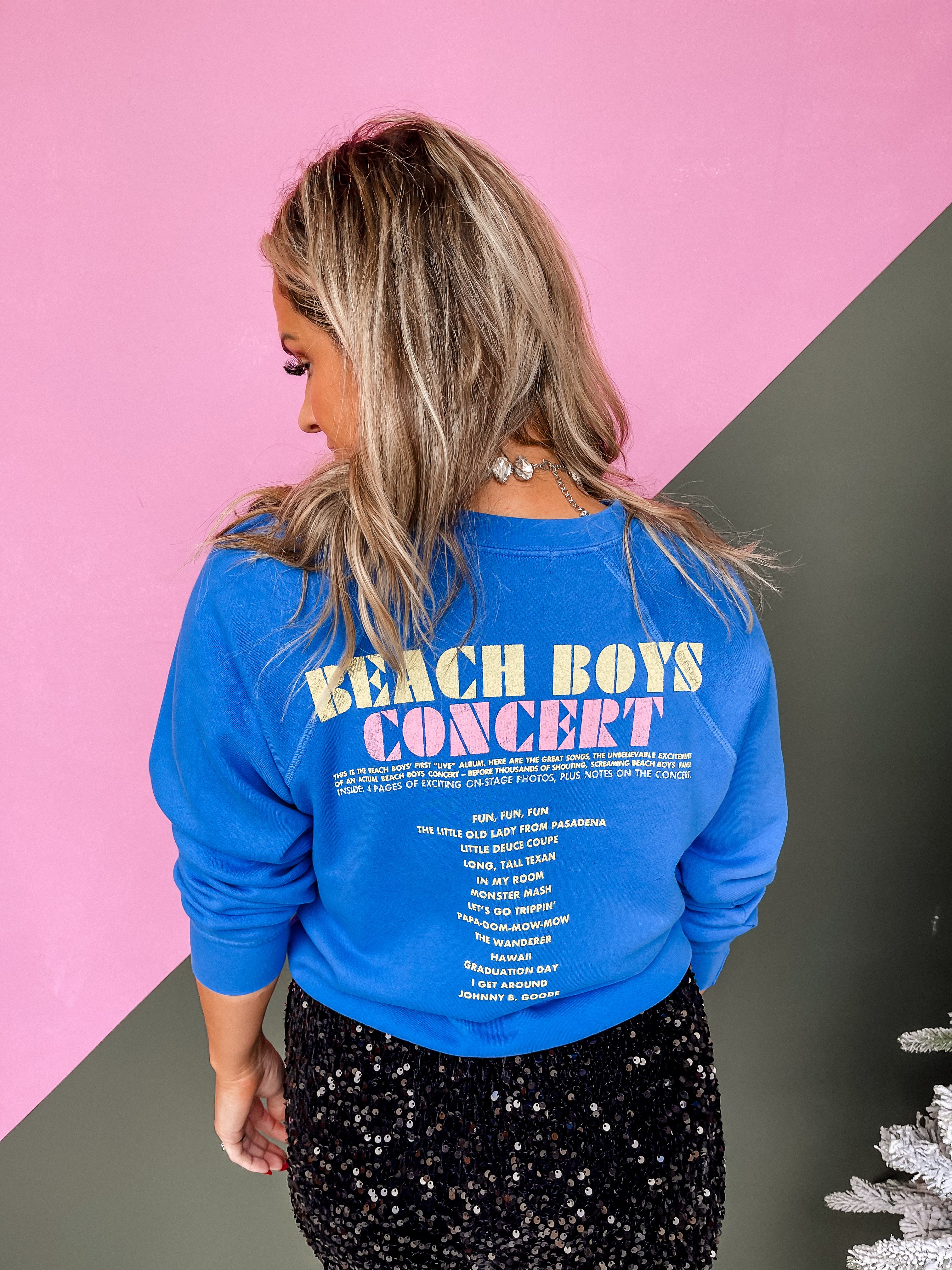 [Daydreamer] The Beach Boys Concert Raglan Crew