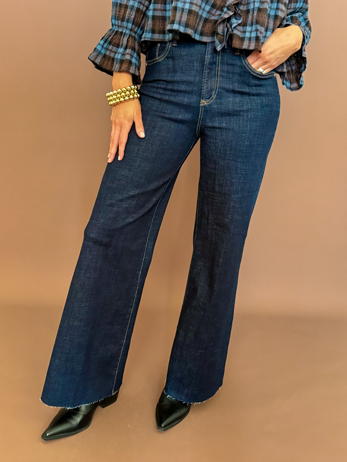 [Dear John] Fiona High Rise Wide Leg Jeans-Anchor