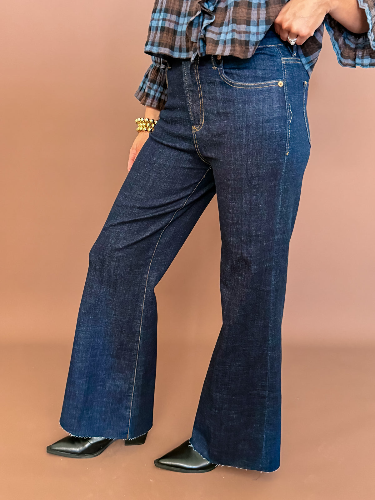 [Dear John] Fiona High Rise Wide Leg Jeans-Anchor