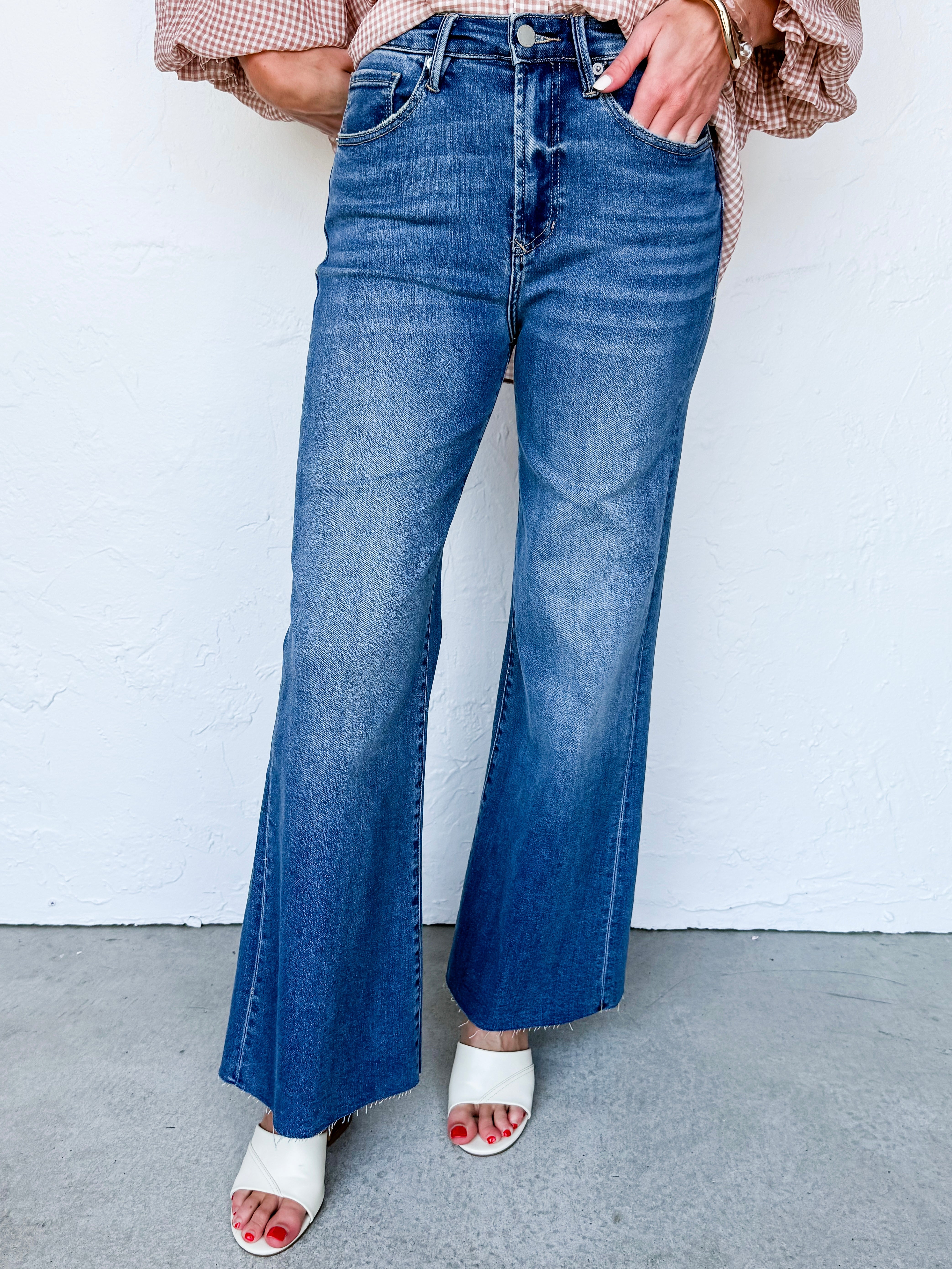 [Dear John] Fiona High Rise Wide Leg Jeans-Natal
