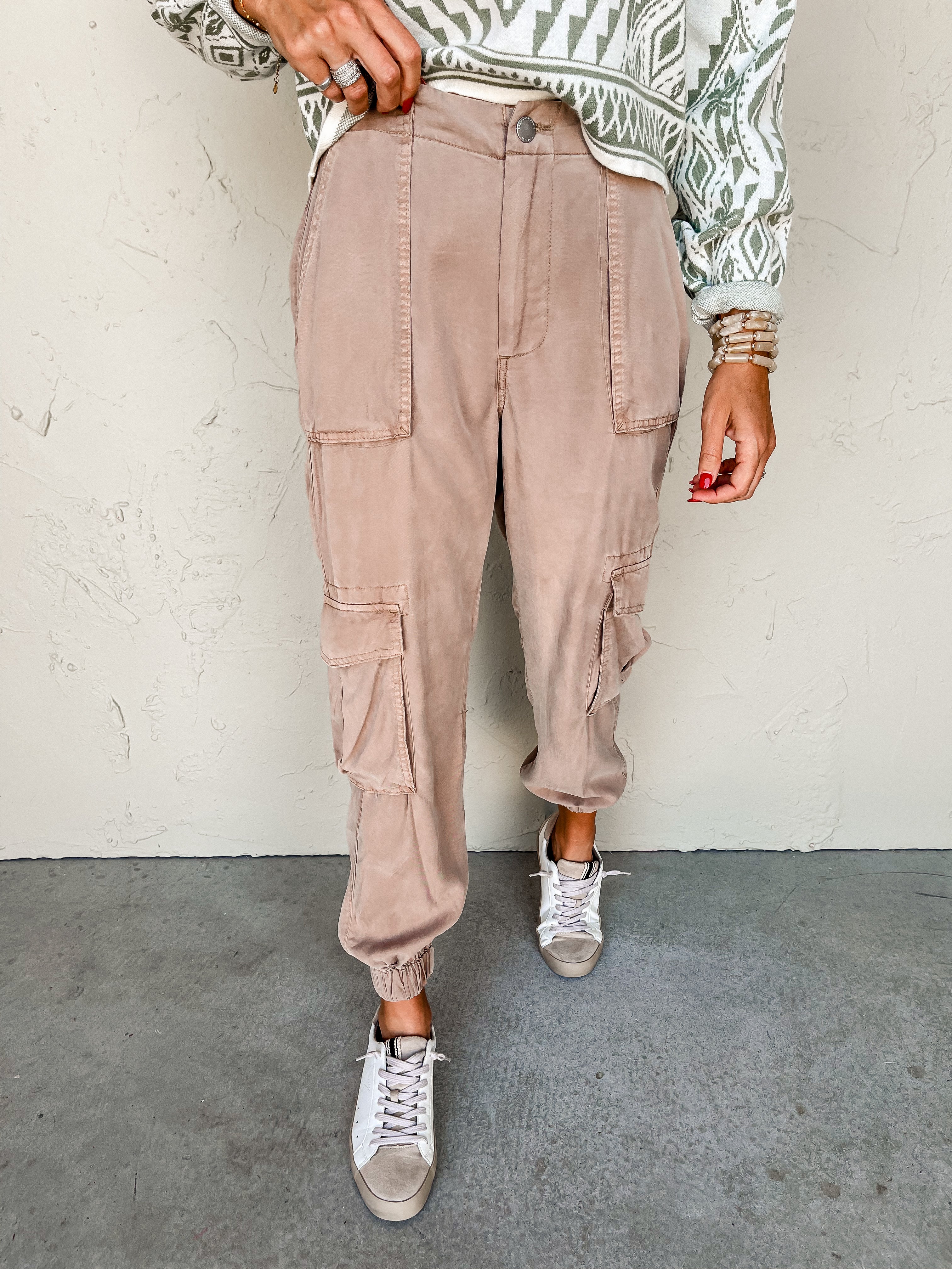 [Dear John] Sandy Cargo Joggers-Sand