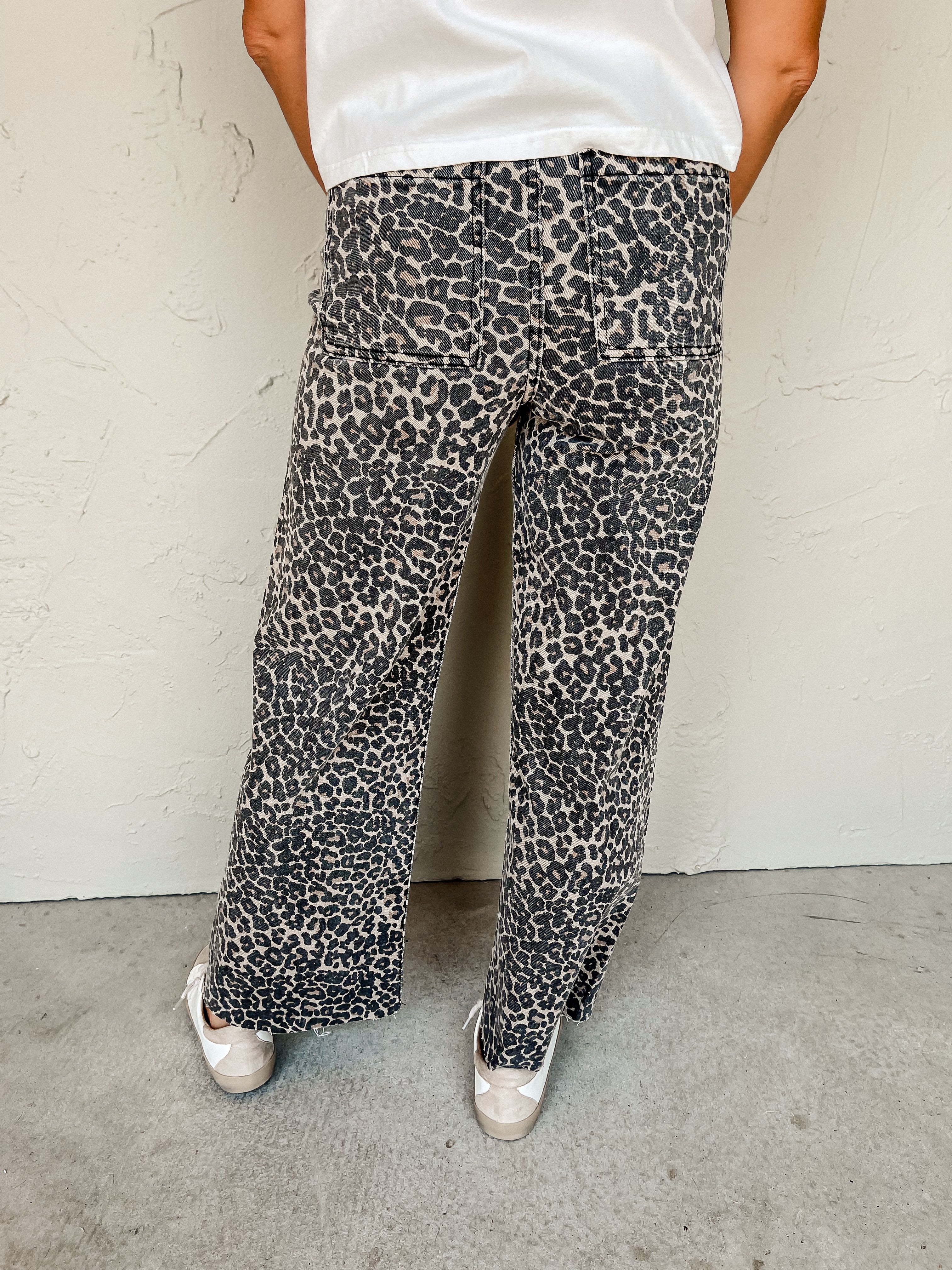 Don't Let Me Go Leopard Print Pants