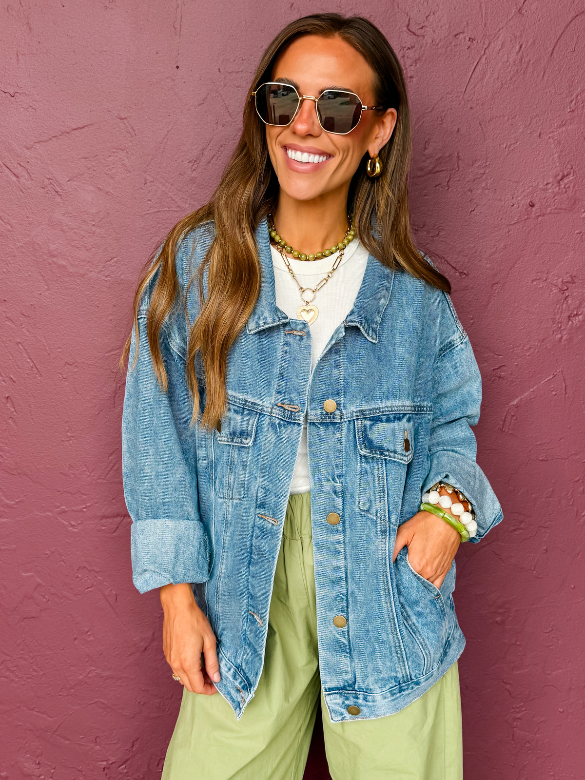 Dusti Oversized Denim Jacket