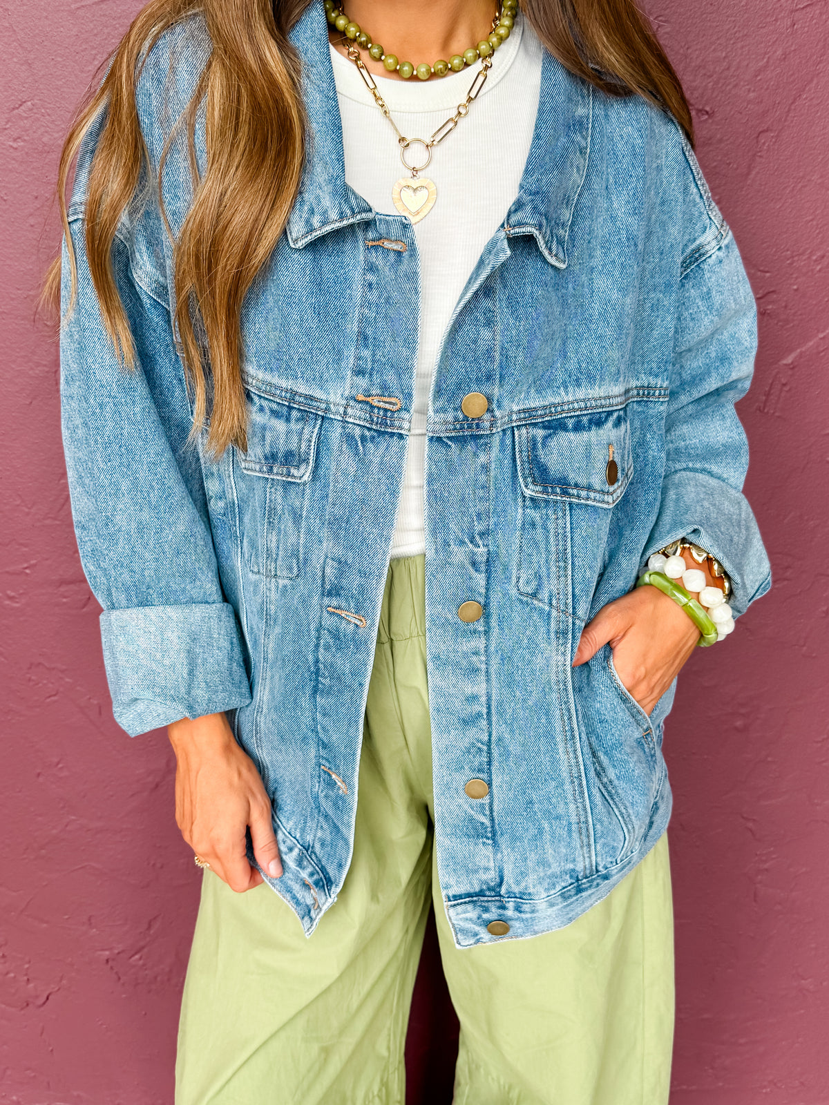 Dusti Oversized Denim Jacket
