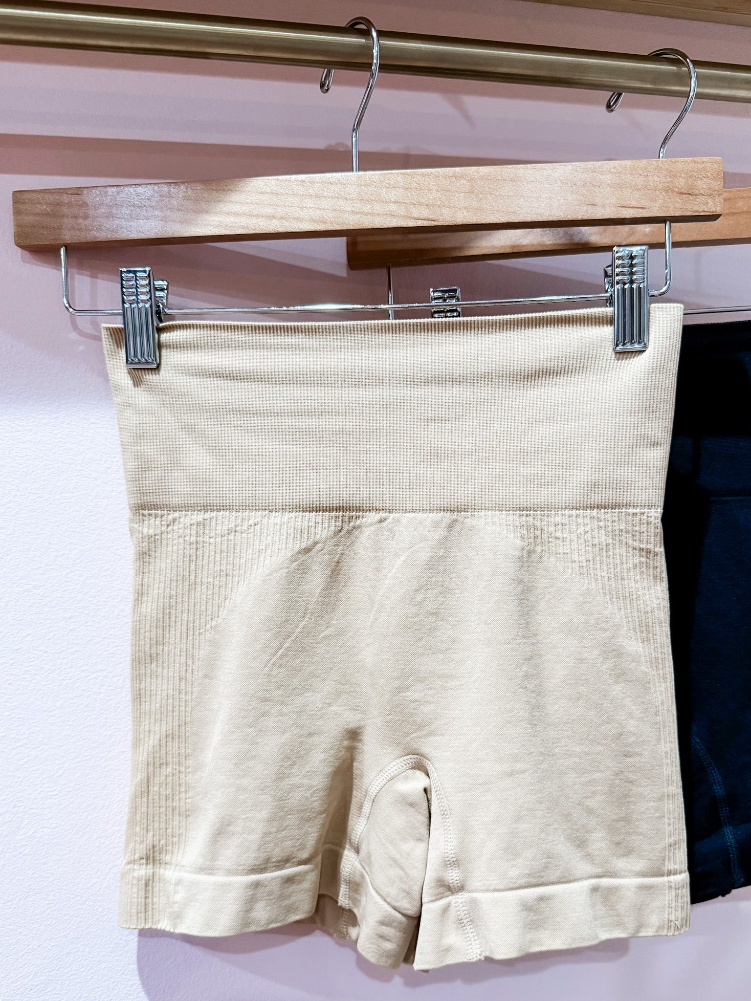 Ella Shaper Shorts-Beige