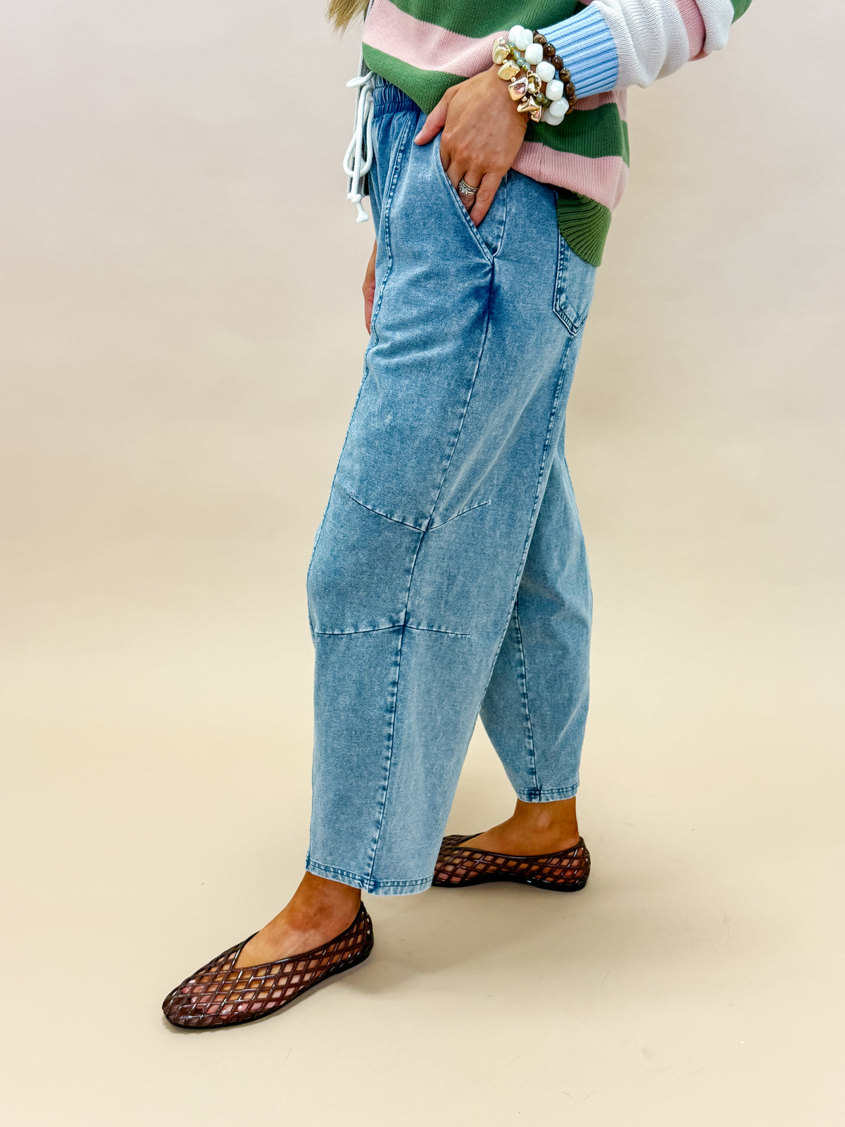 Emilee Mineral Wash Drawstring Pants
