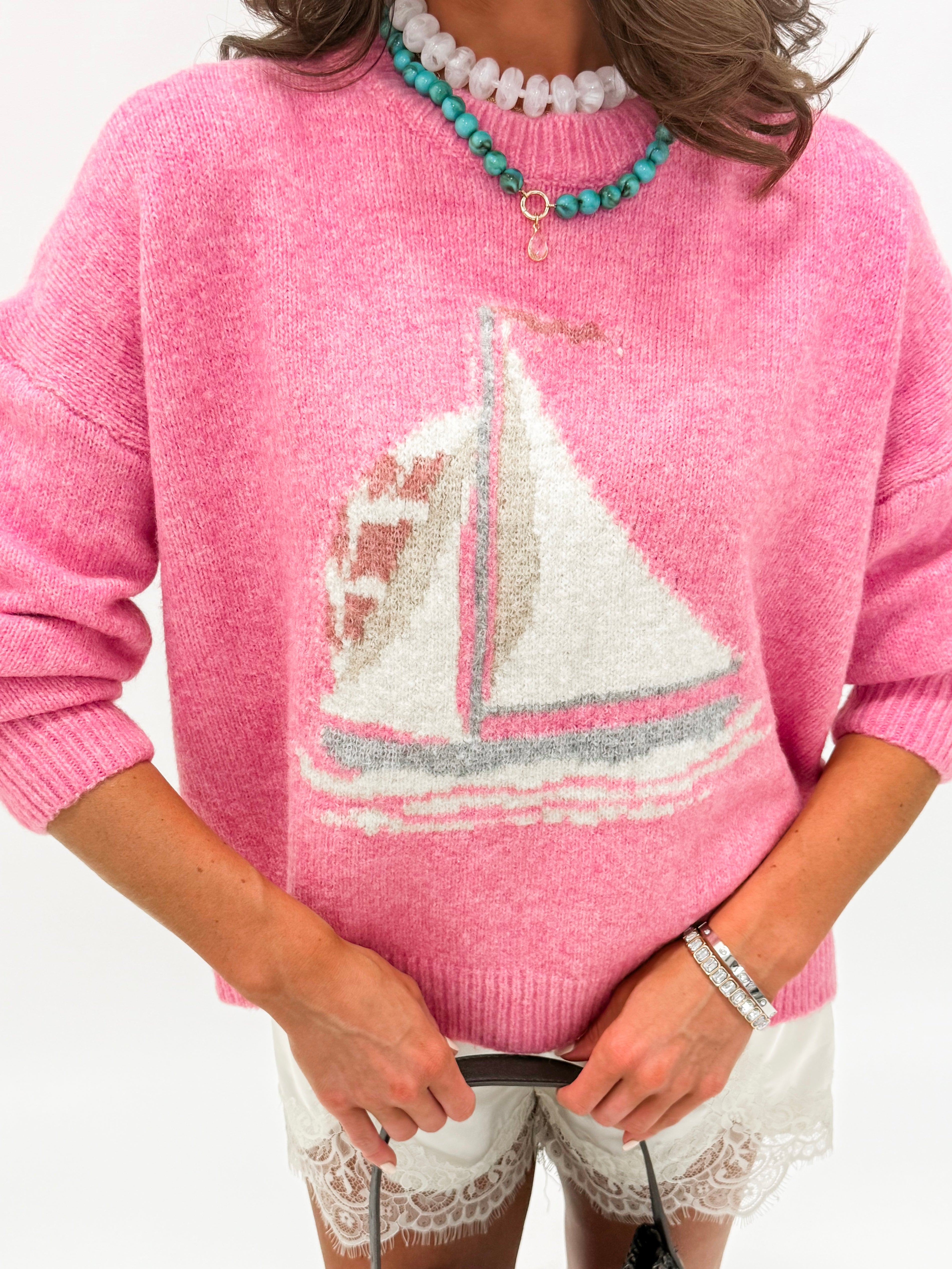 Emme Knit Sailboat Sweater