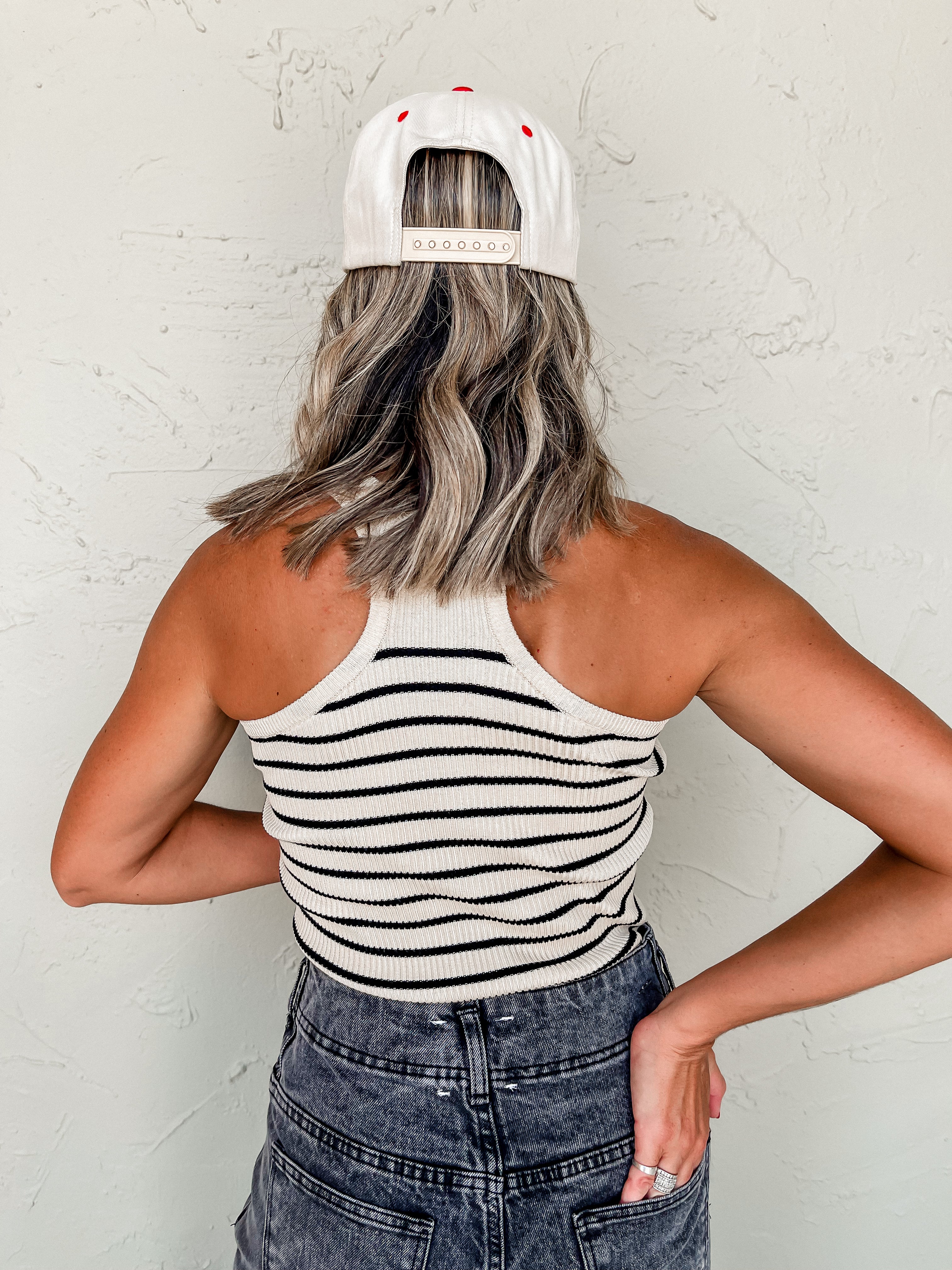 Essential Piece Striped Sleeveless Top