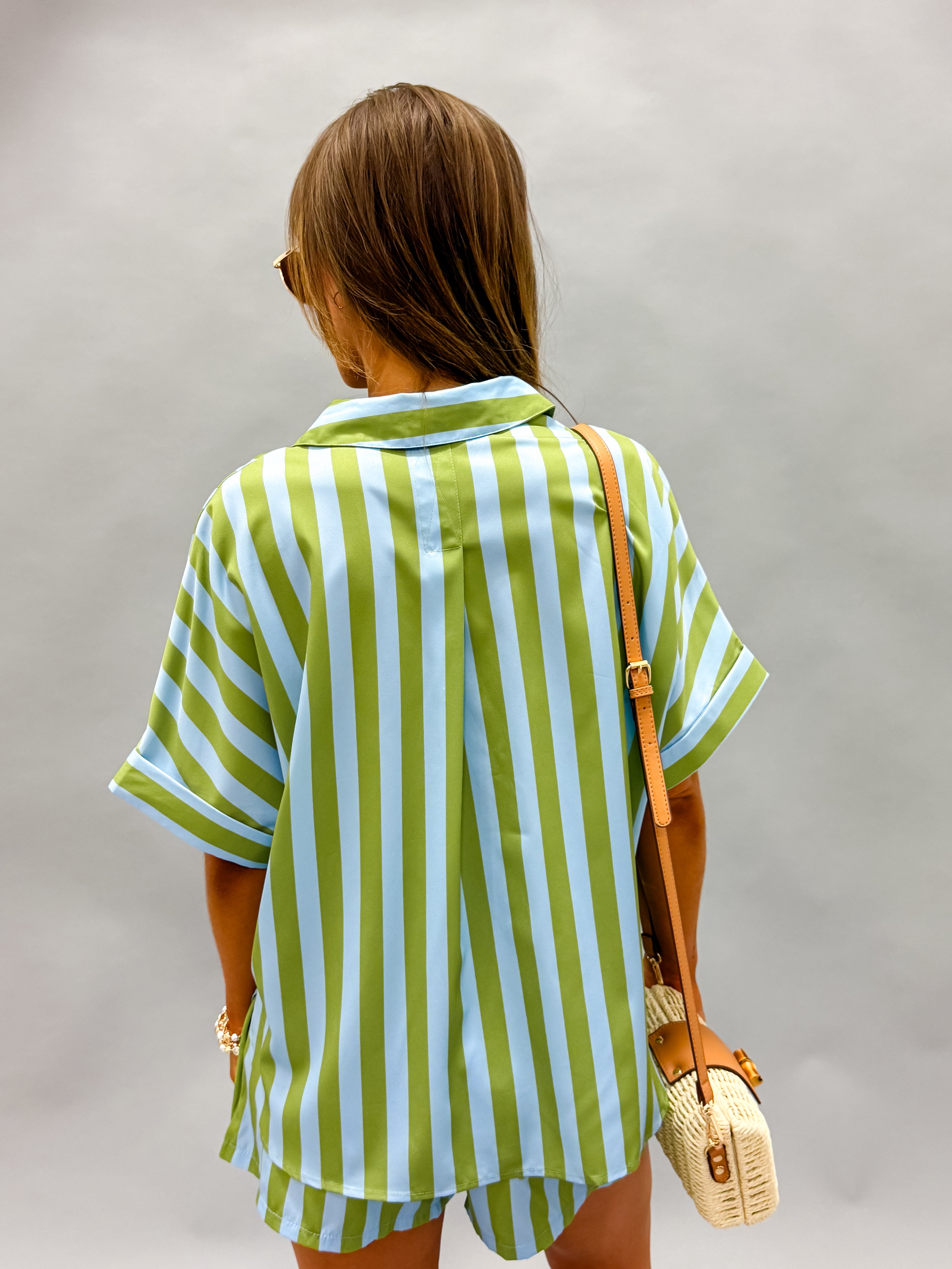 Ever Striped Top and Shorts Set