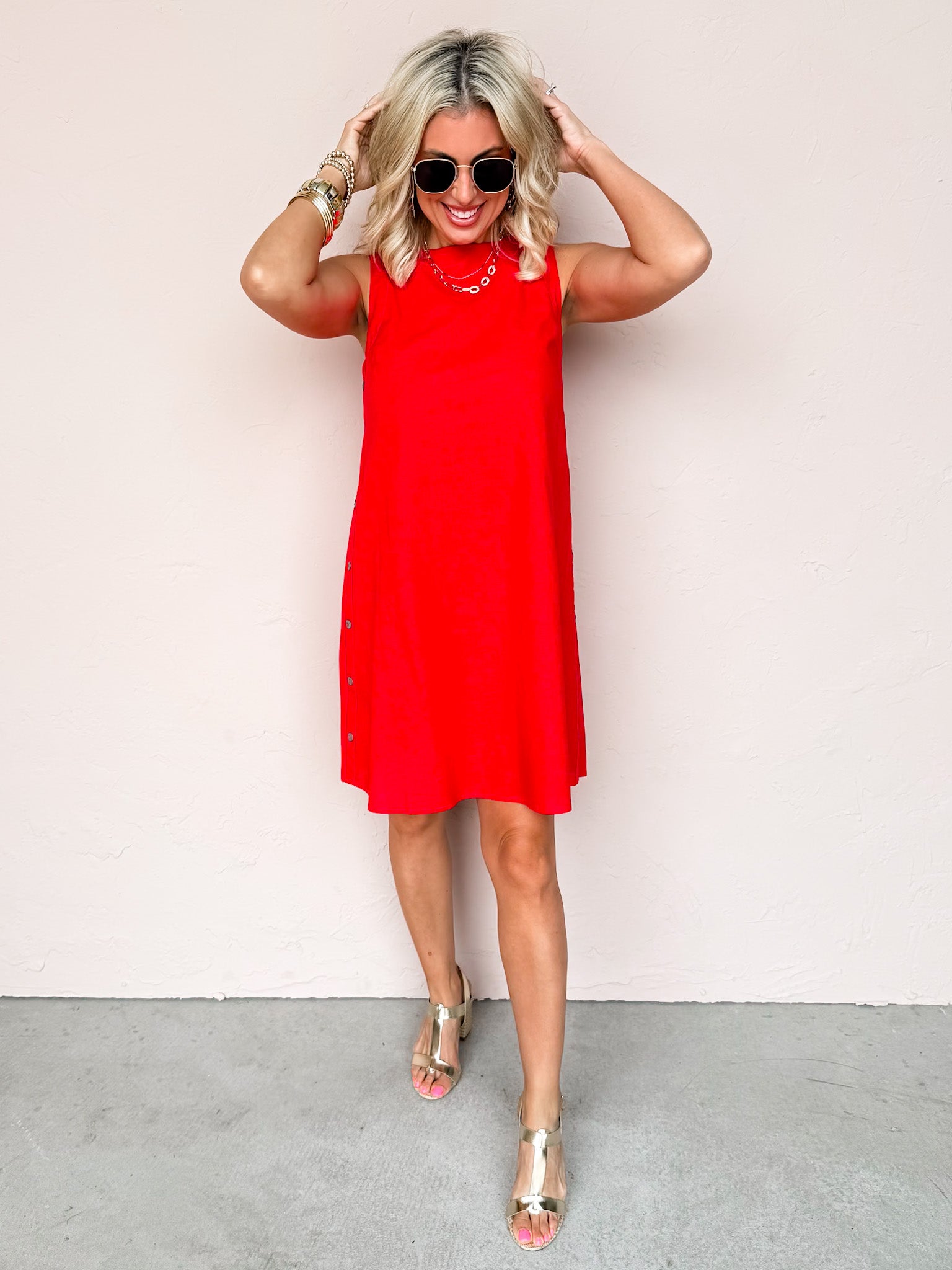 Everyday Moments Linen Mini Dress