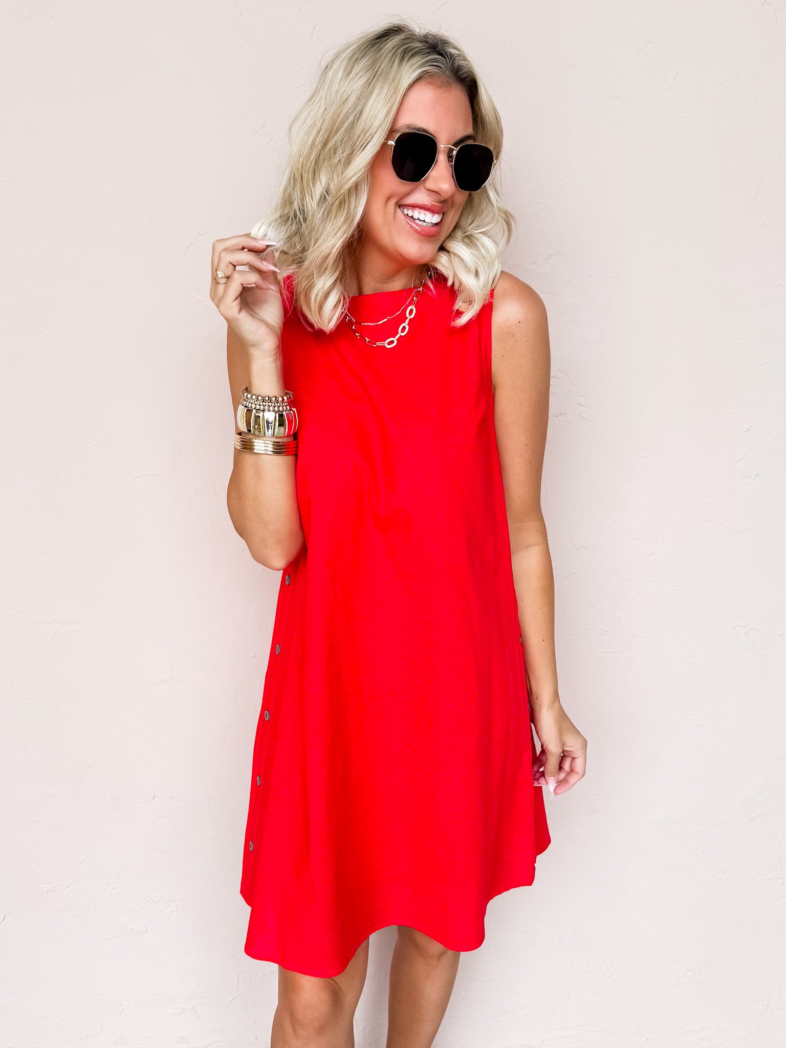 Everyday Moments Linen Mini Dress