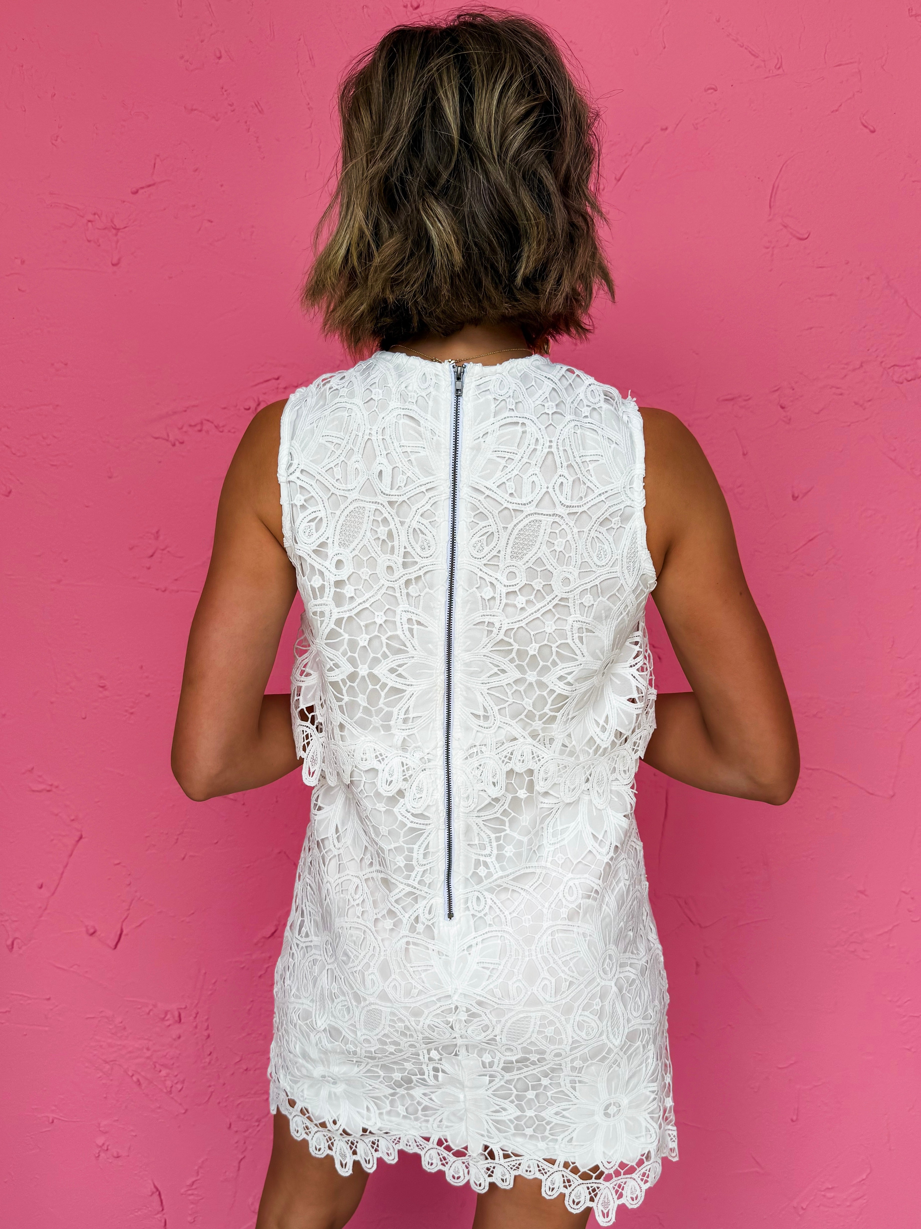 Faylen Sleeveless Mini Shift Dress