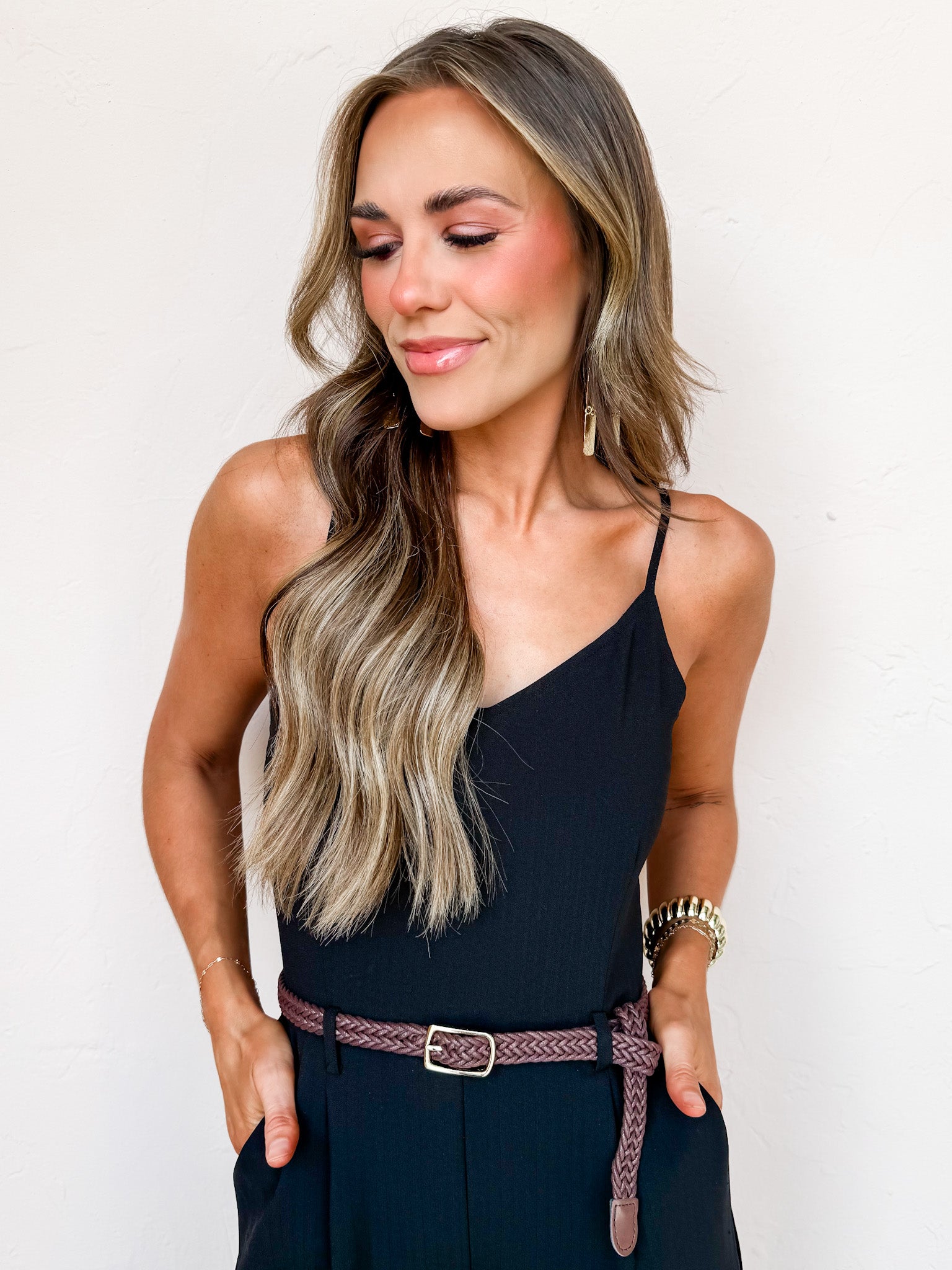 Feel Your Love Sleeveless Jumpsuit-Black